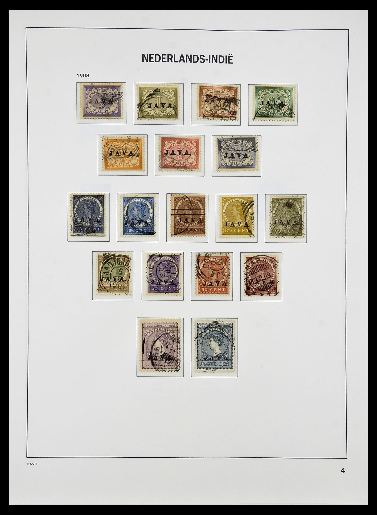 34284 004 - Postzegelverzameling 34284 Nederlandse Gebieden 1864-1985.