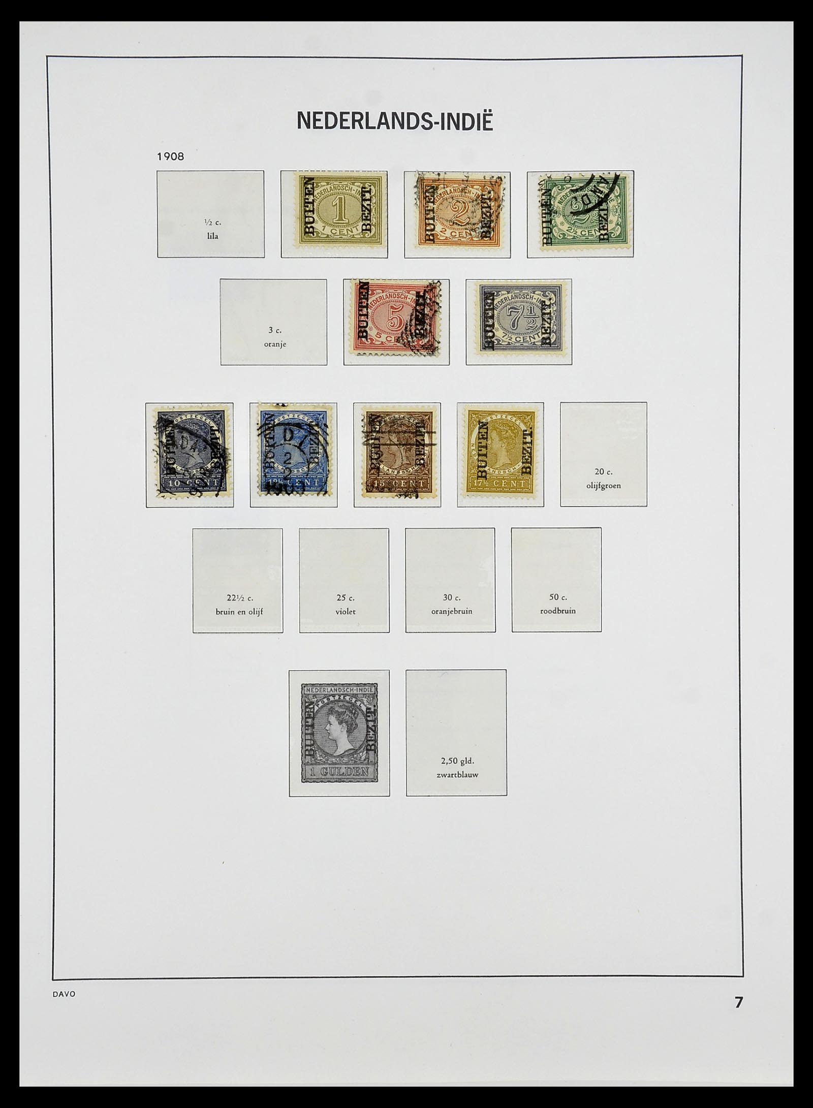 34284 006 - Postzegelverzameling 34284 Nederlandse Gebieden 1864-1985.