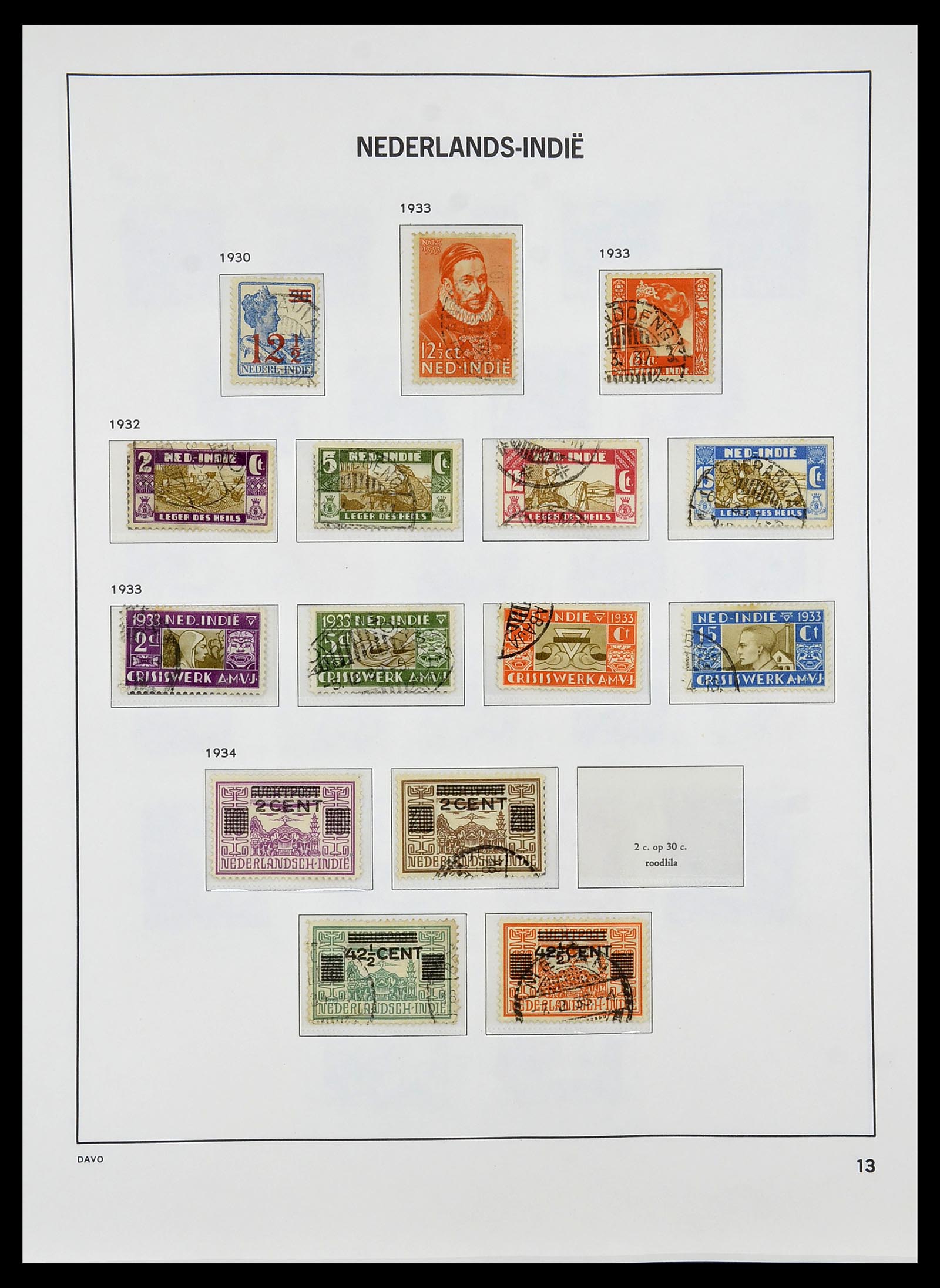 34284 012 - Postzegelverzameling 34284 Nederlandse Gebieden 1864-1985.