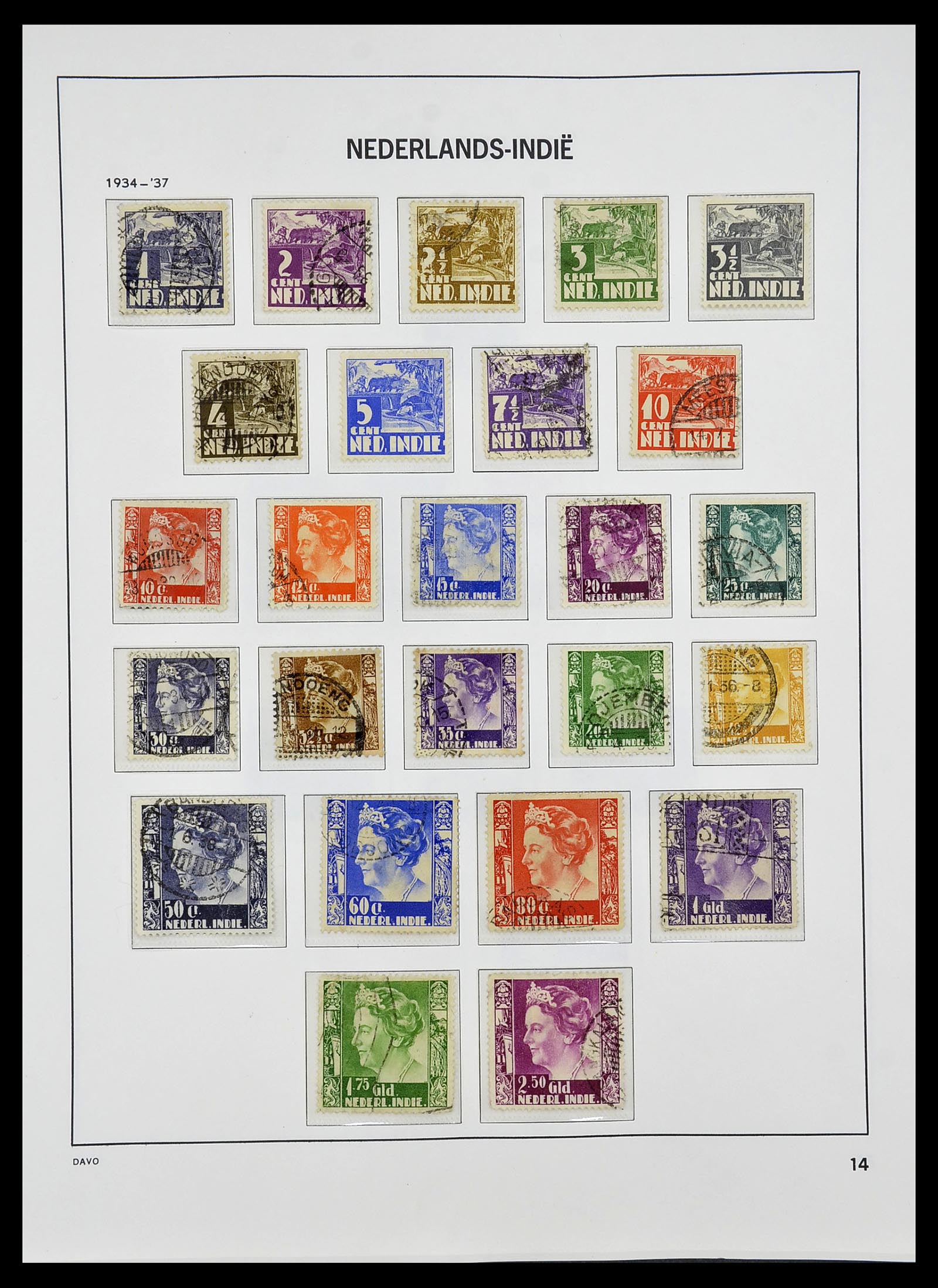 34284 013 - Postzegelverzameling 34284 Nederlandse Gebieden 1864-1985.
