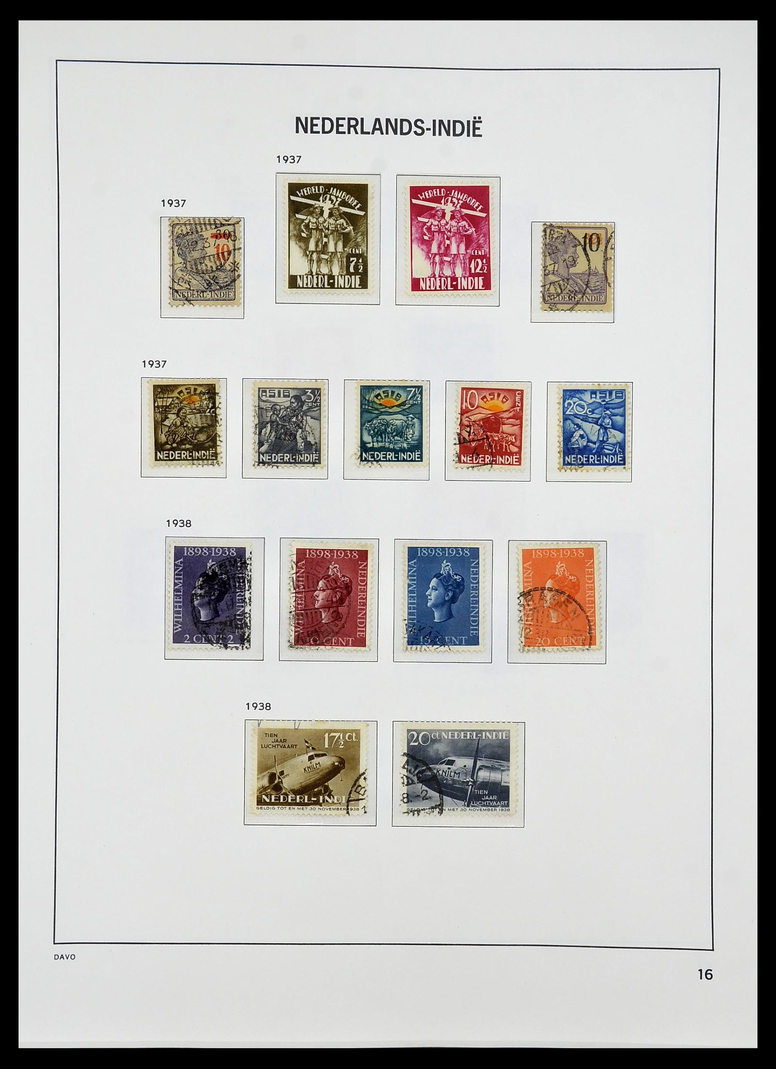 34284 015 - Postzegelverzameling 34284 Nederlandse Gebieden 1864-1985.