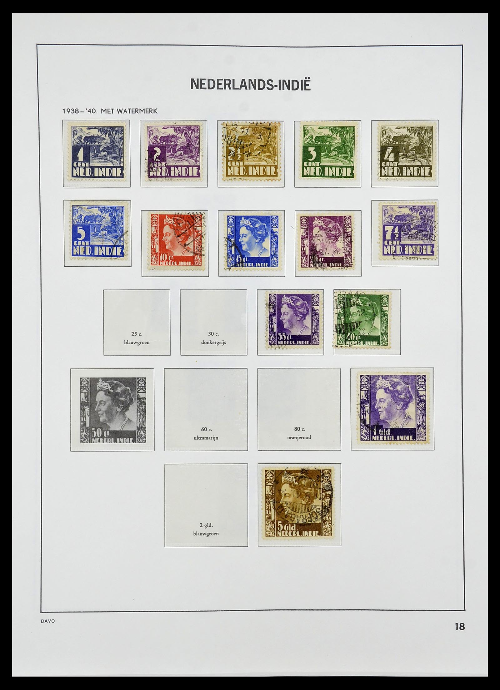 34284 017 - Postzegelverzameling 34284 Nederlandse Gebieden 1864-1985.