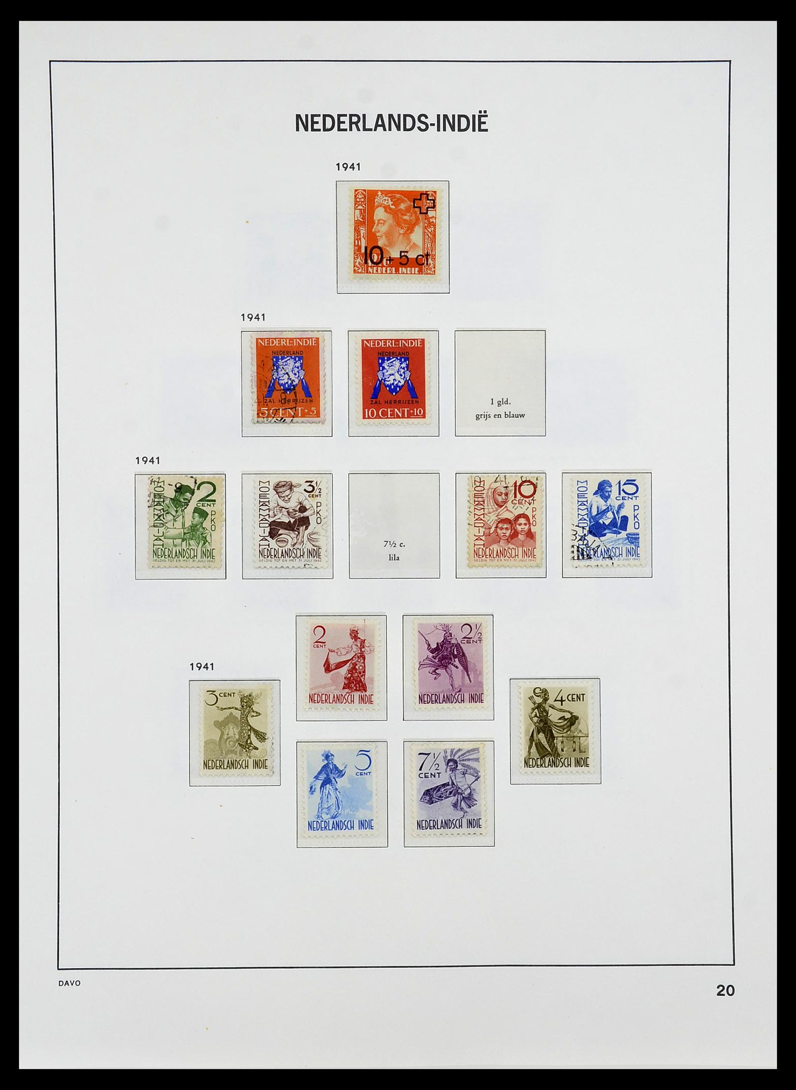 34284 019 - Postzegelverzameling 34284 Nederlandse Gebieden 1864-1985.
