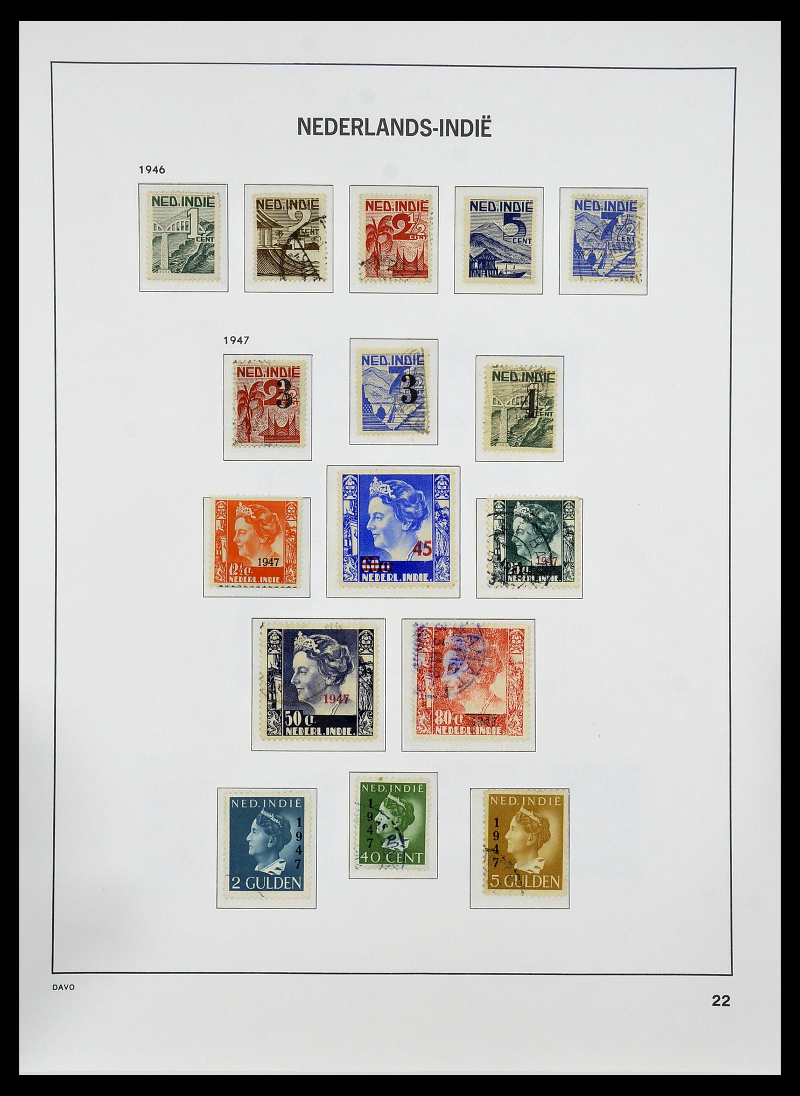 34284 021 - Postzegelverzameling 34284 Nederlandse Gebieden 1864-1985.