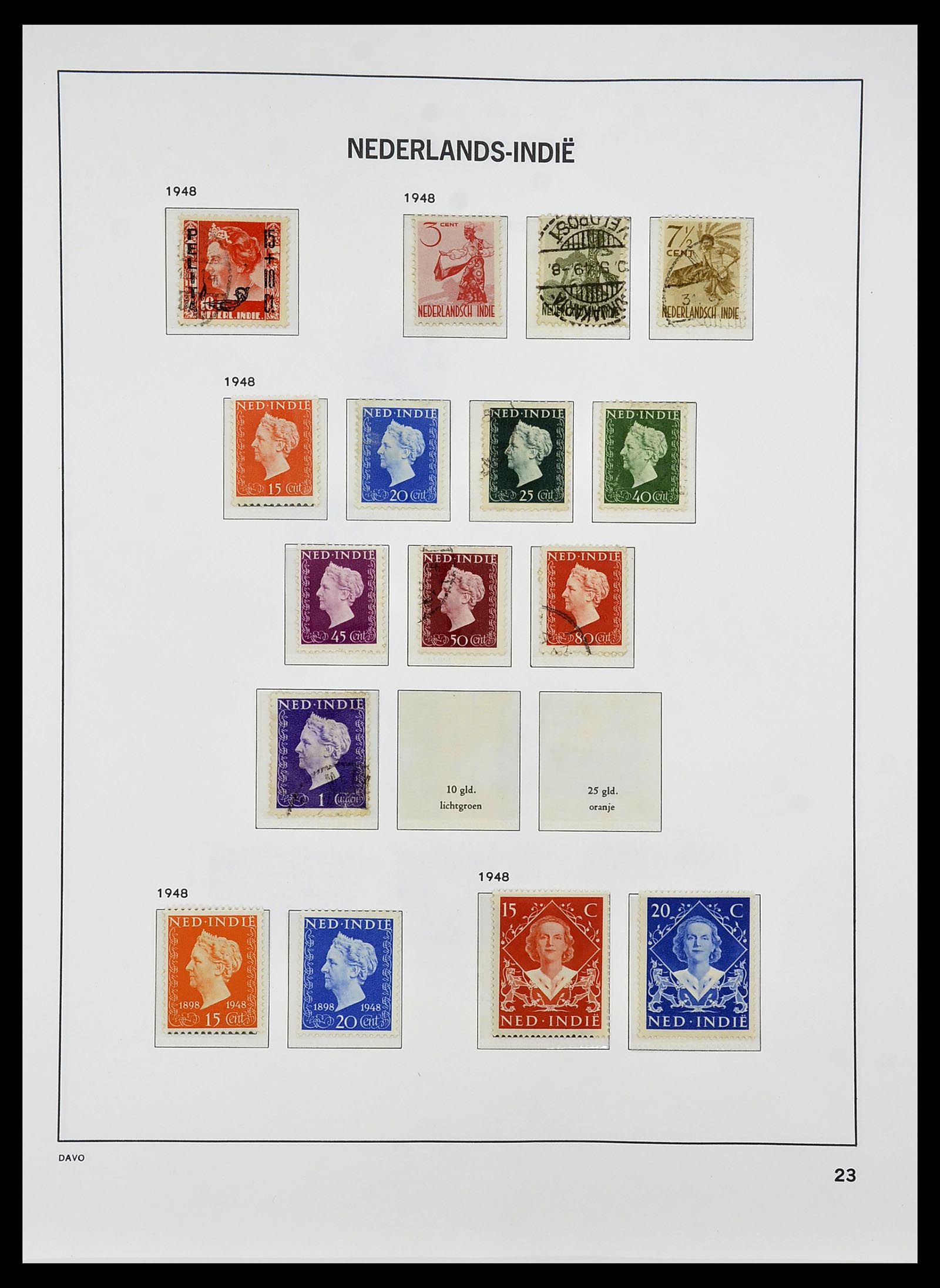 34284 022 - Stamp collection 34284 Dutch territories 1864-1985.