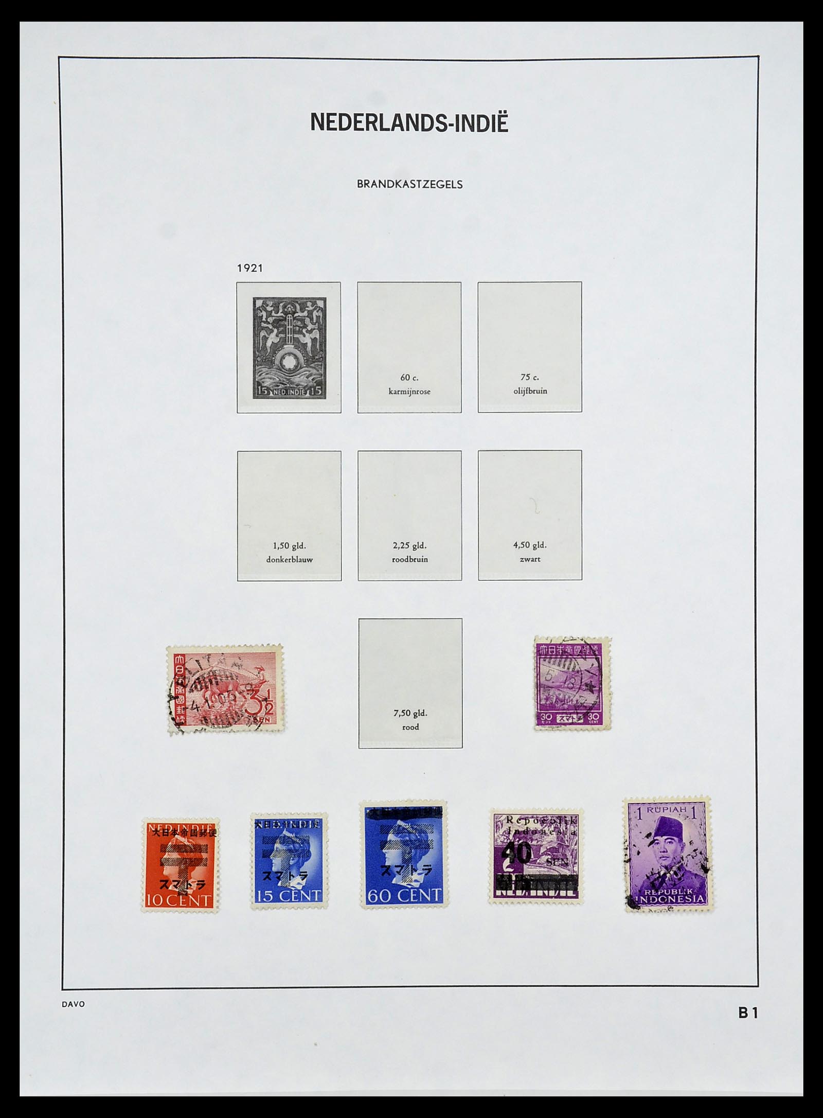 34284 028 - Stamp collection 34284 Dutch territories 1864-1985.