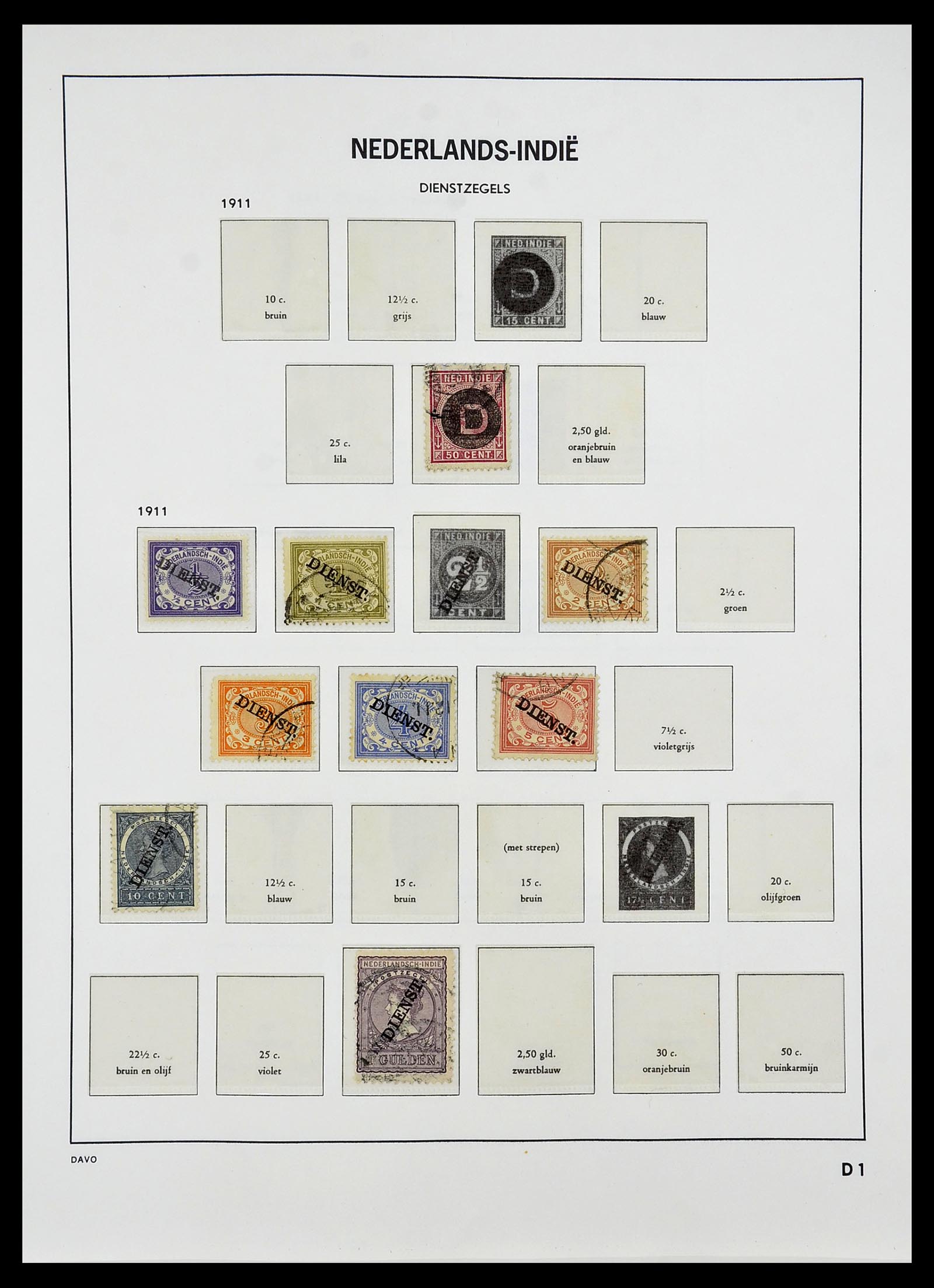 34284 029 - Postzegelverzameling 34284 Nederlandse Gebieden 1864-1985.