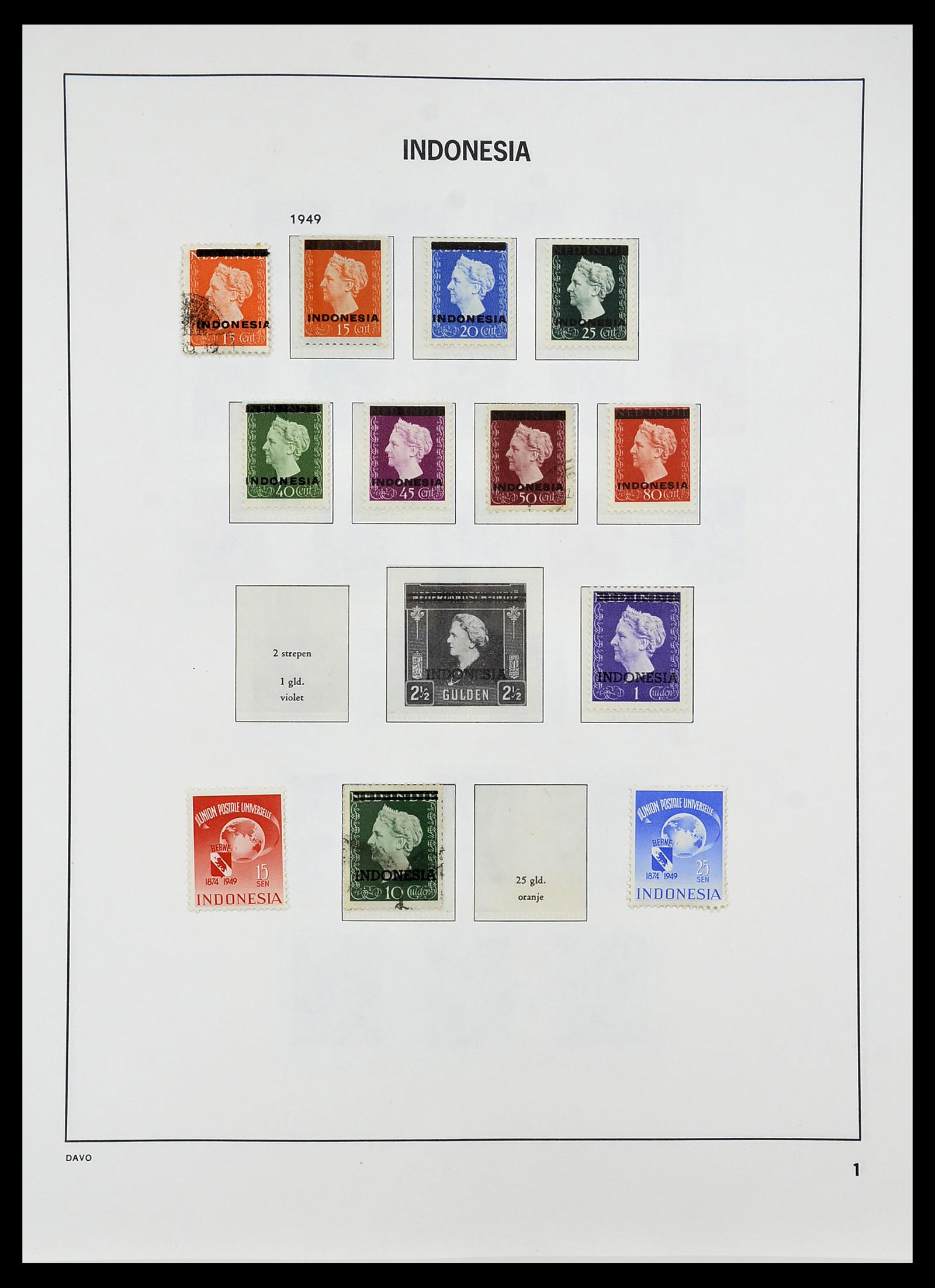 34284 030 - Postzegelverzameling 34284 Nederlandse Gebieden 1864-1985.