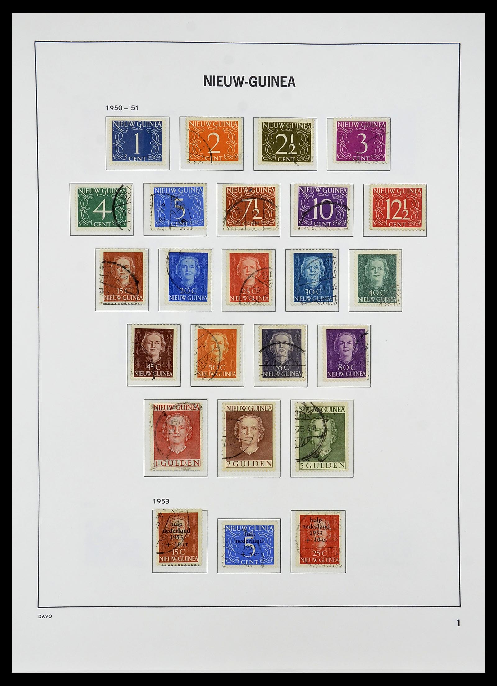 34284 032 - Postzegelverzameling 34284 Nederlandse Gebieden 1864-1985.