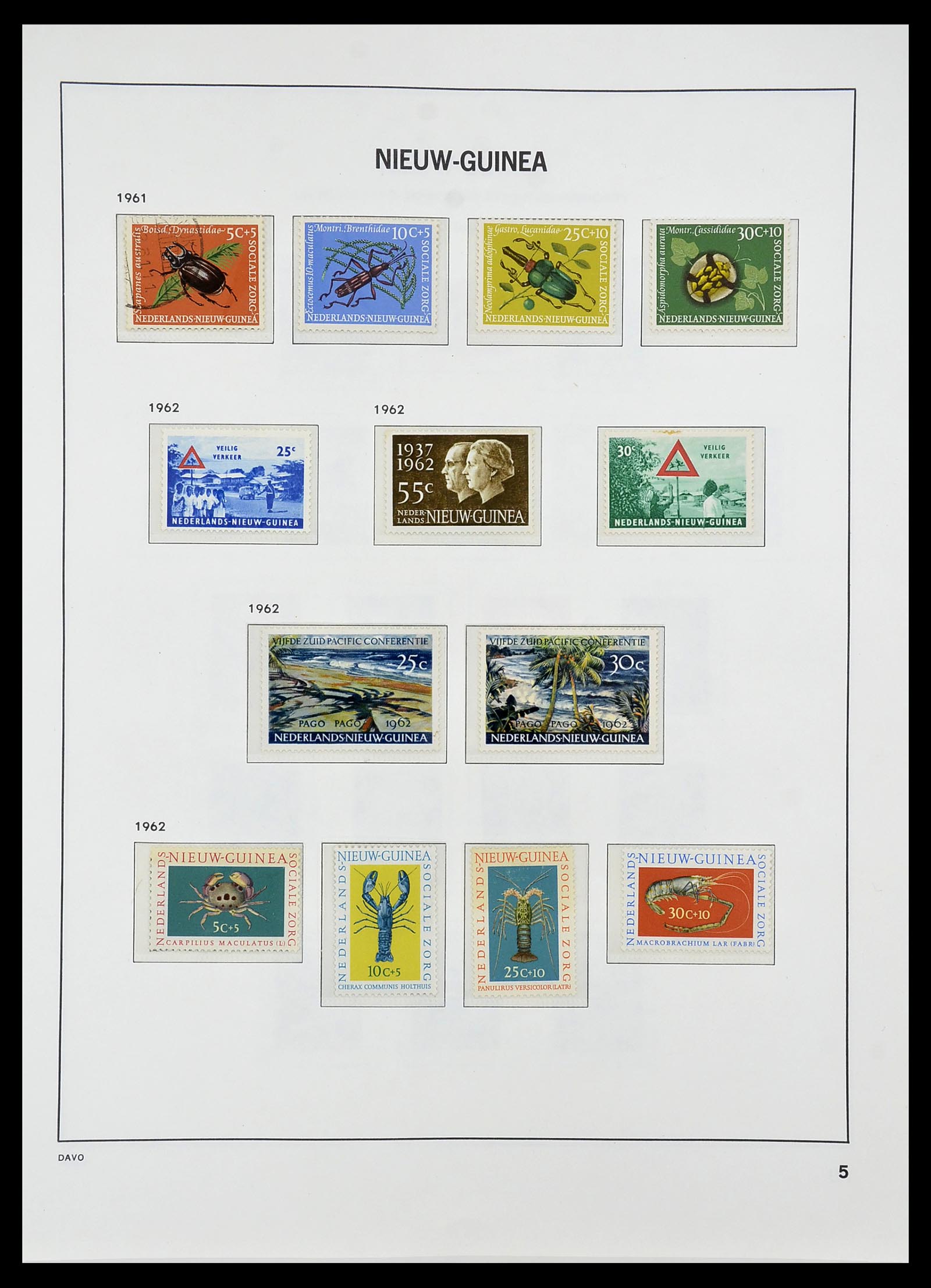 34284 036 - Stamp collection 34284 Dutch territories 1864-1985.