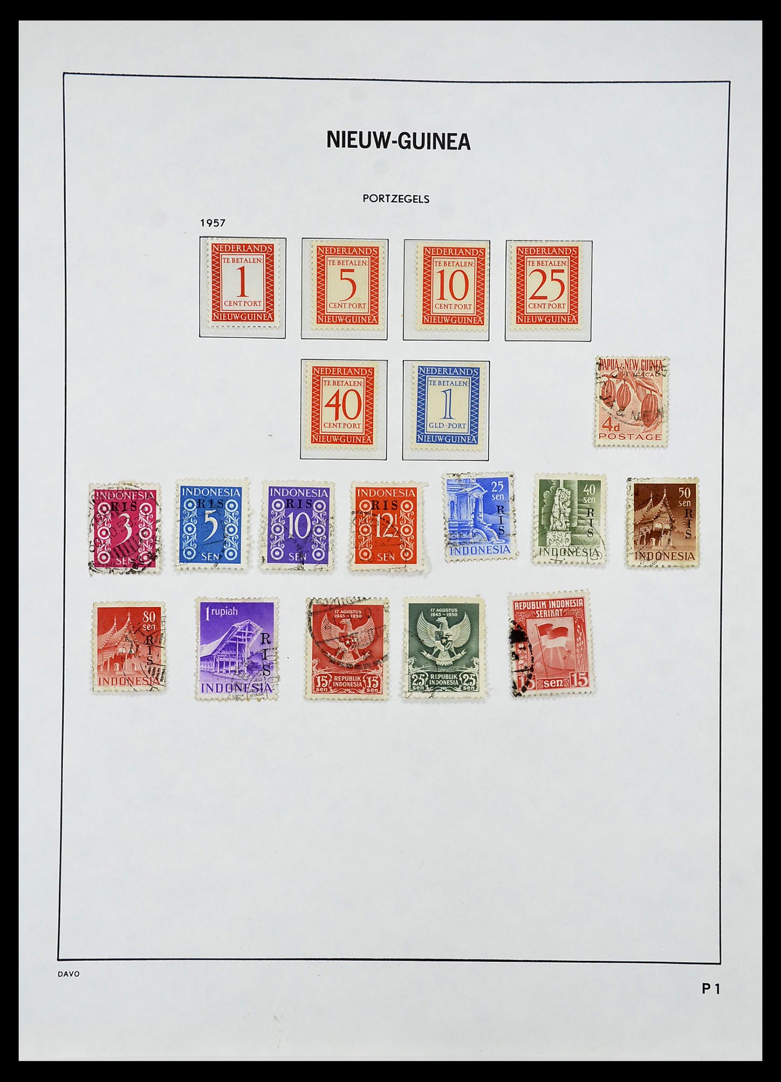 34284 038 - Postzegelverzameling 34284 Nederlandse Gebieden 1864-1985.