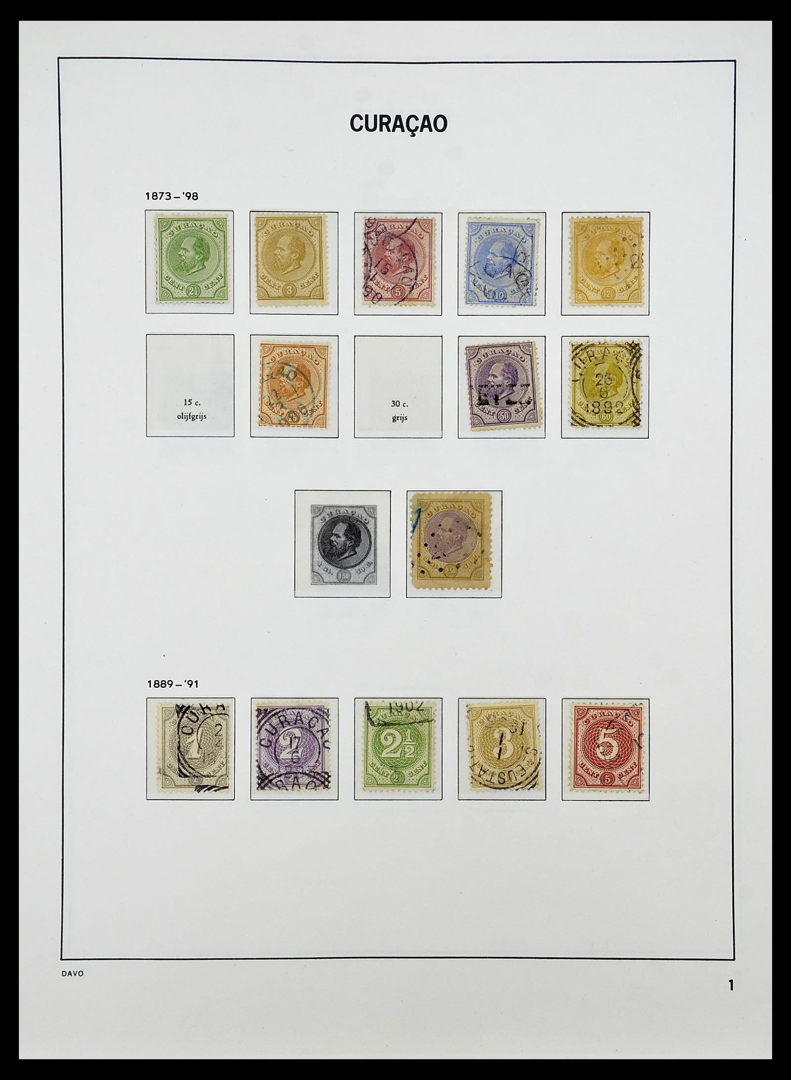34284 039 - Stamp collection 34284 Dutch territories 1864-1985.