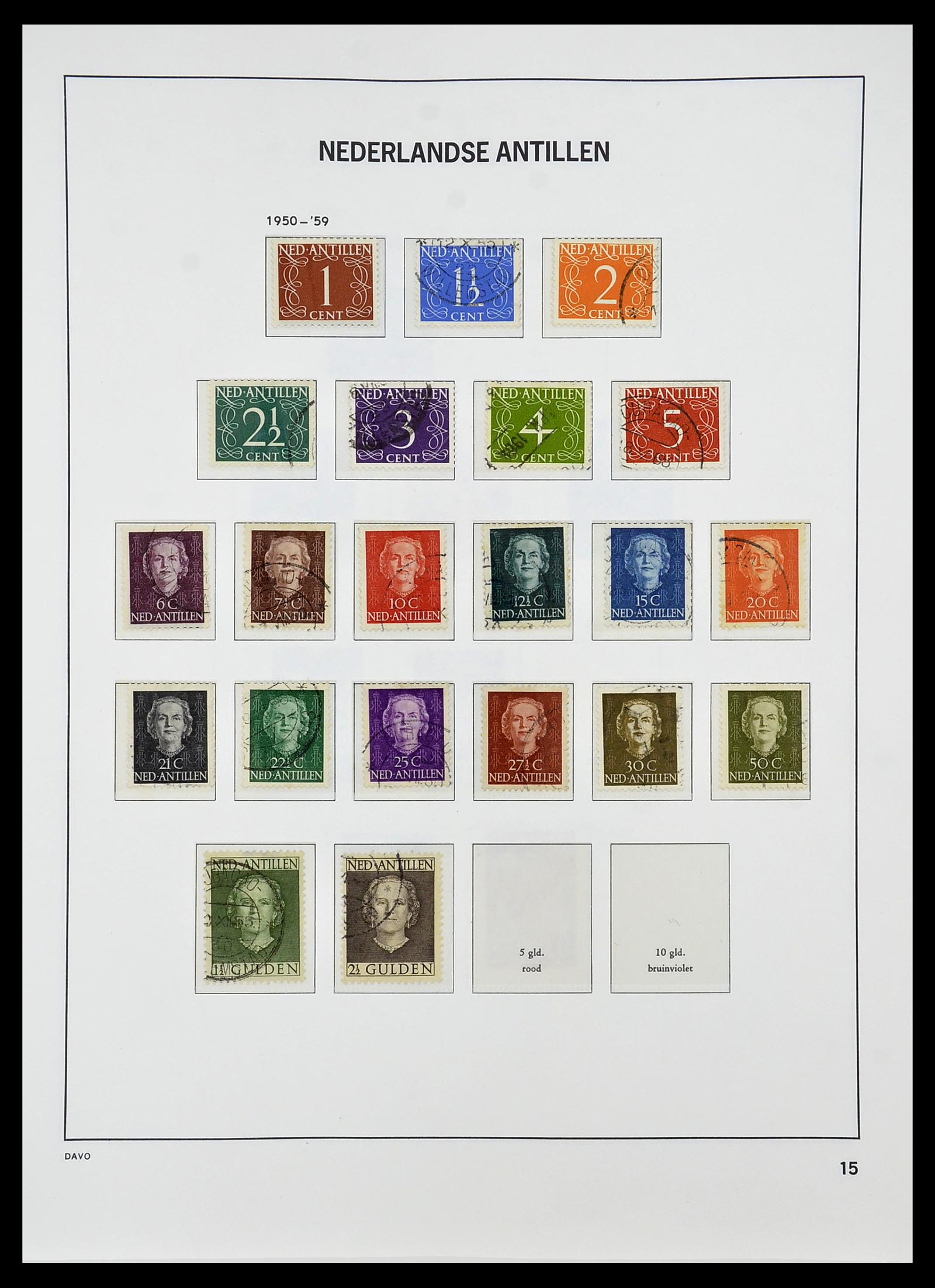 34284 053 - Stamp collection 34284 Dutch territories 1864-1985.