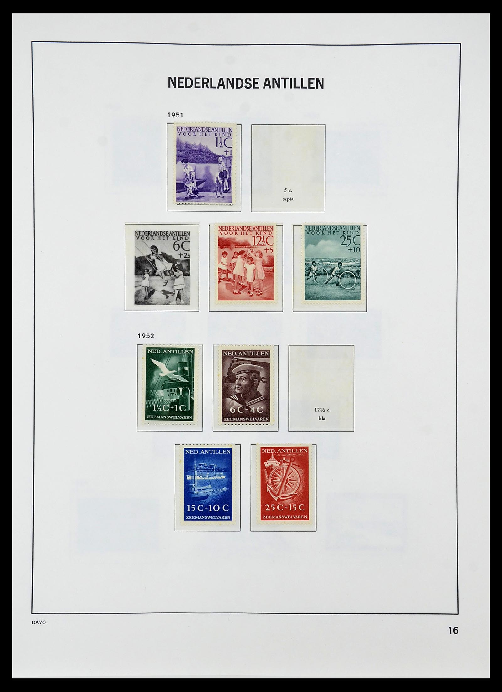 34284 054 - Stamp collection 34284 Dutch territories 1864-1985.