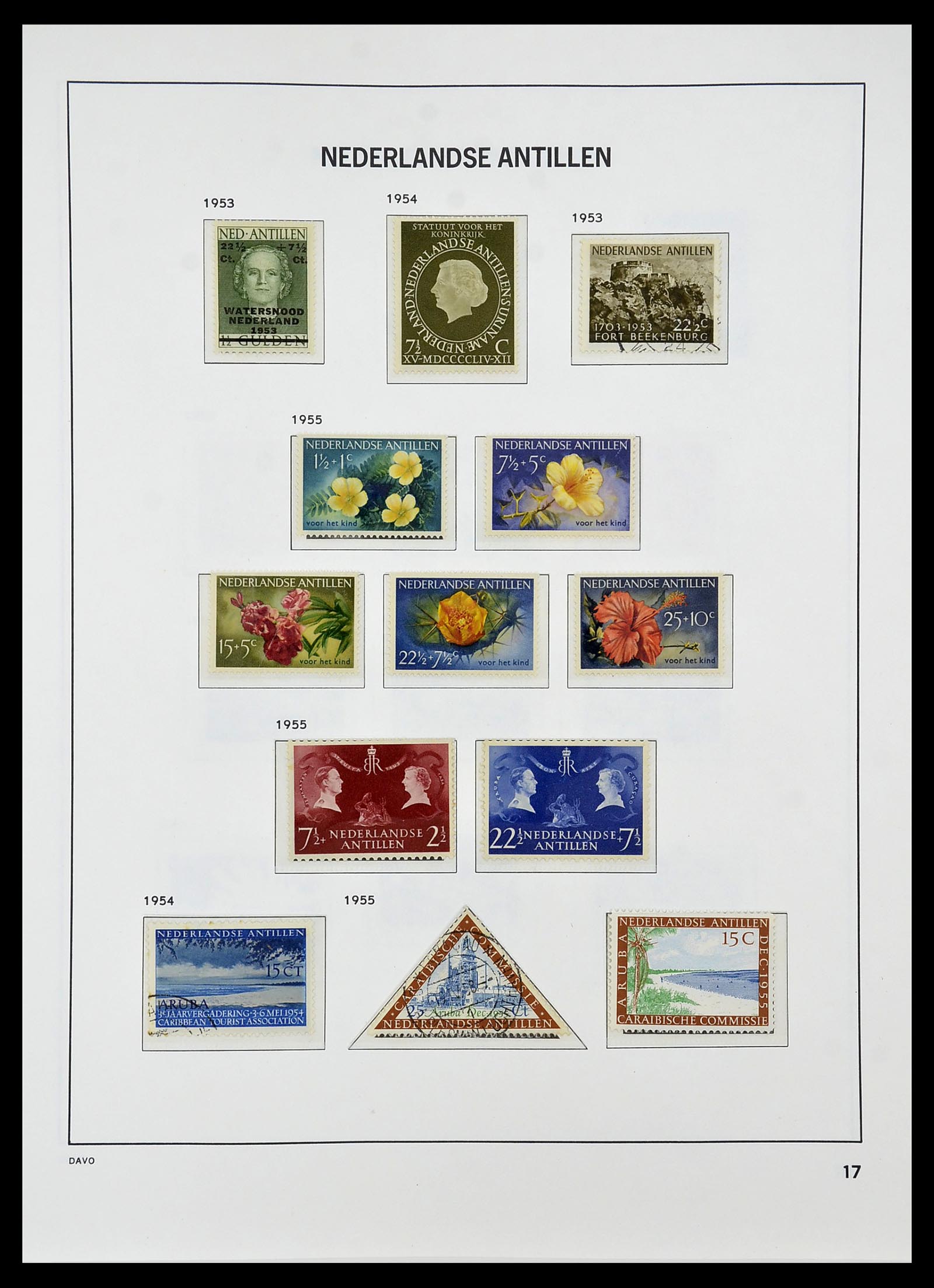 34284 055 - Stamp collection 34284 Dutch territories 1864-1985.