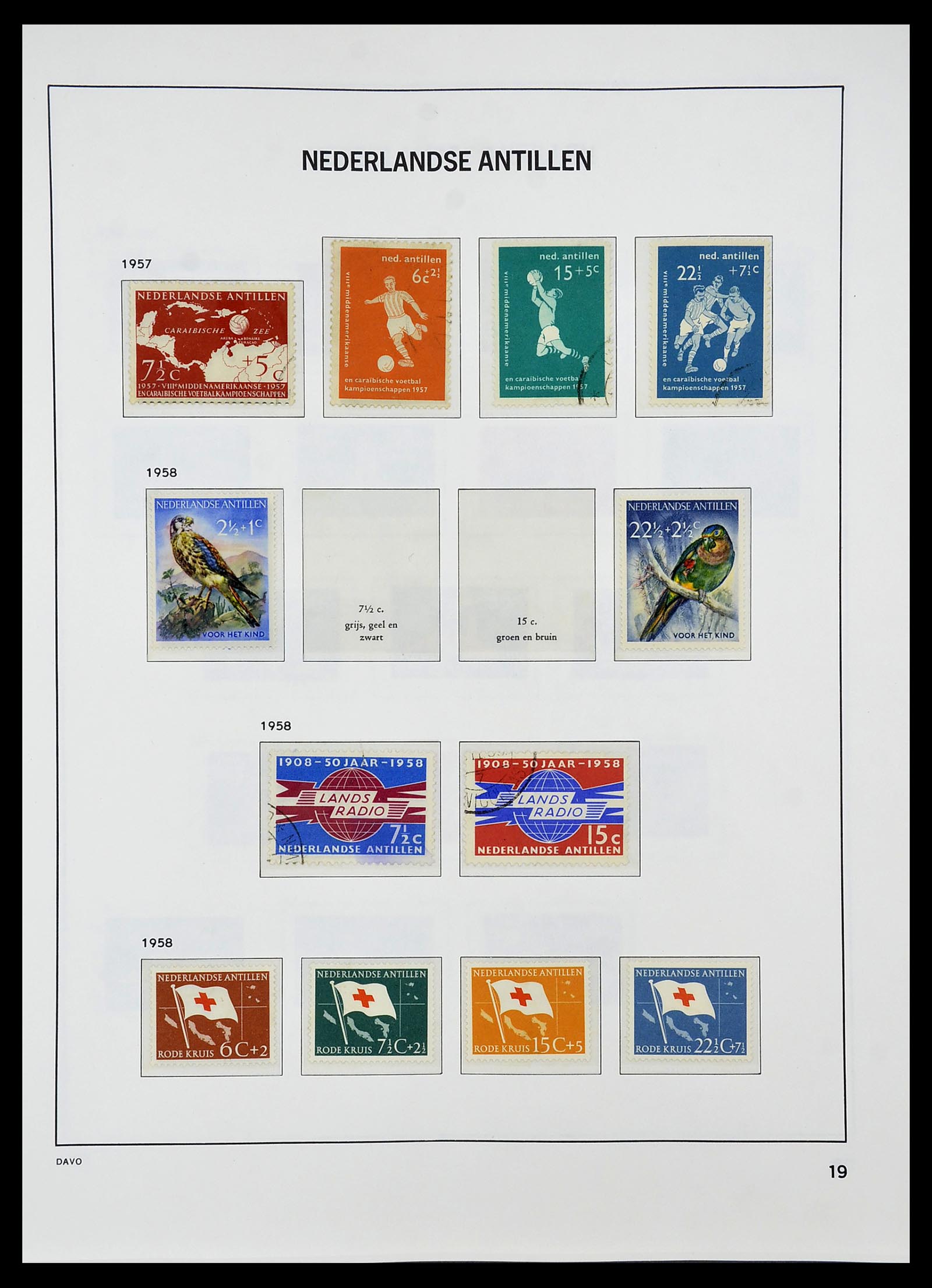 34284 057 - Stamp collection 34284 Dutch territories 1864-1985.