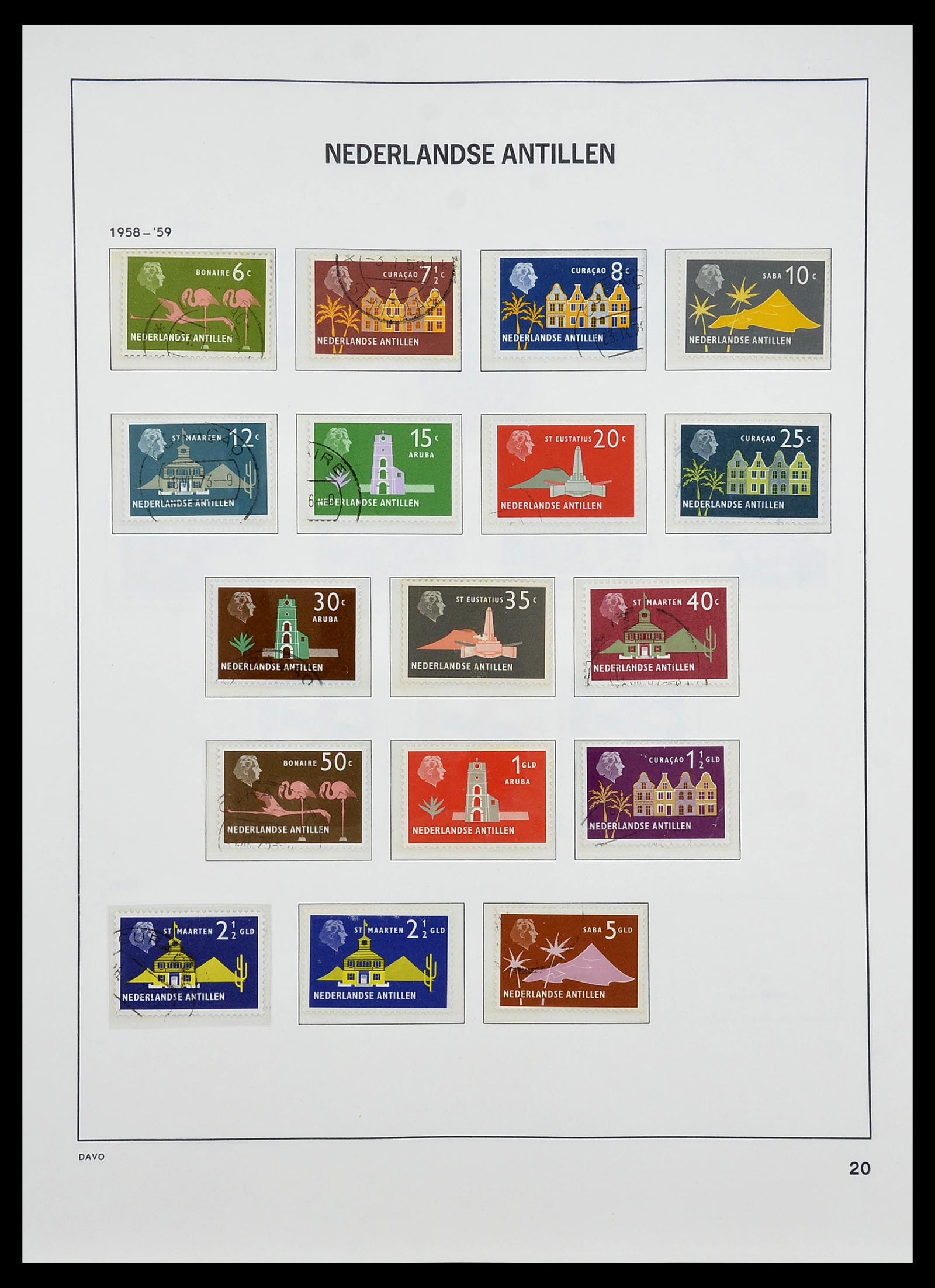 34284 058 - Stamp collection 34284 Dutch territories 1864-1985.