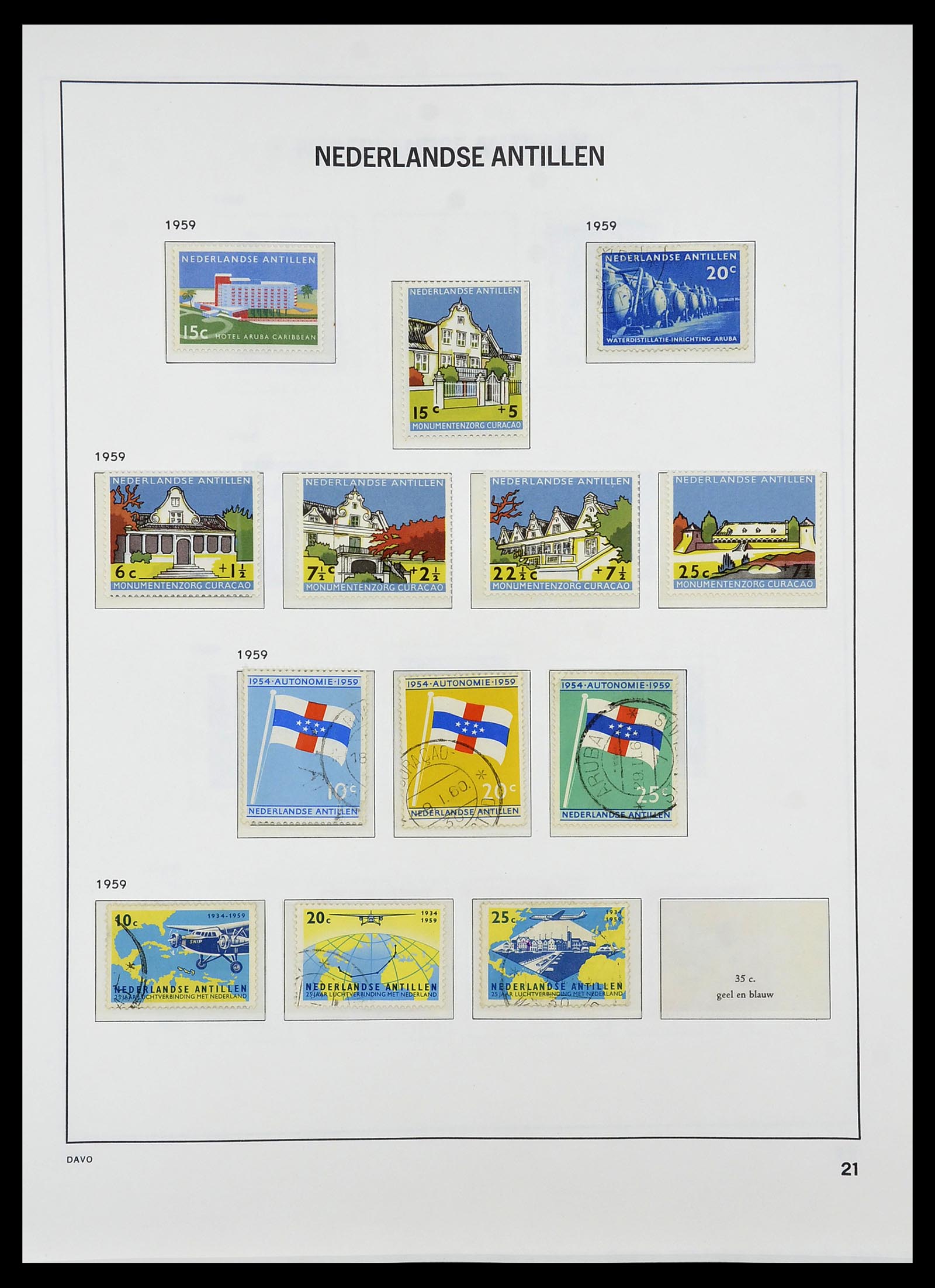 34284 059 - Stamp collection 34284 Dutch territories 1864-1985.