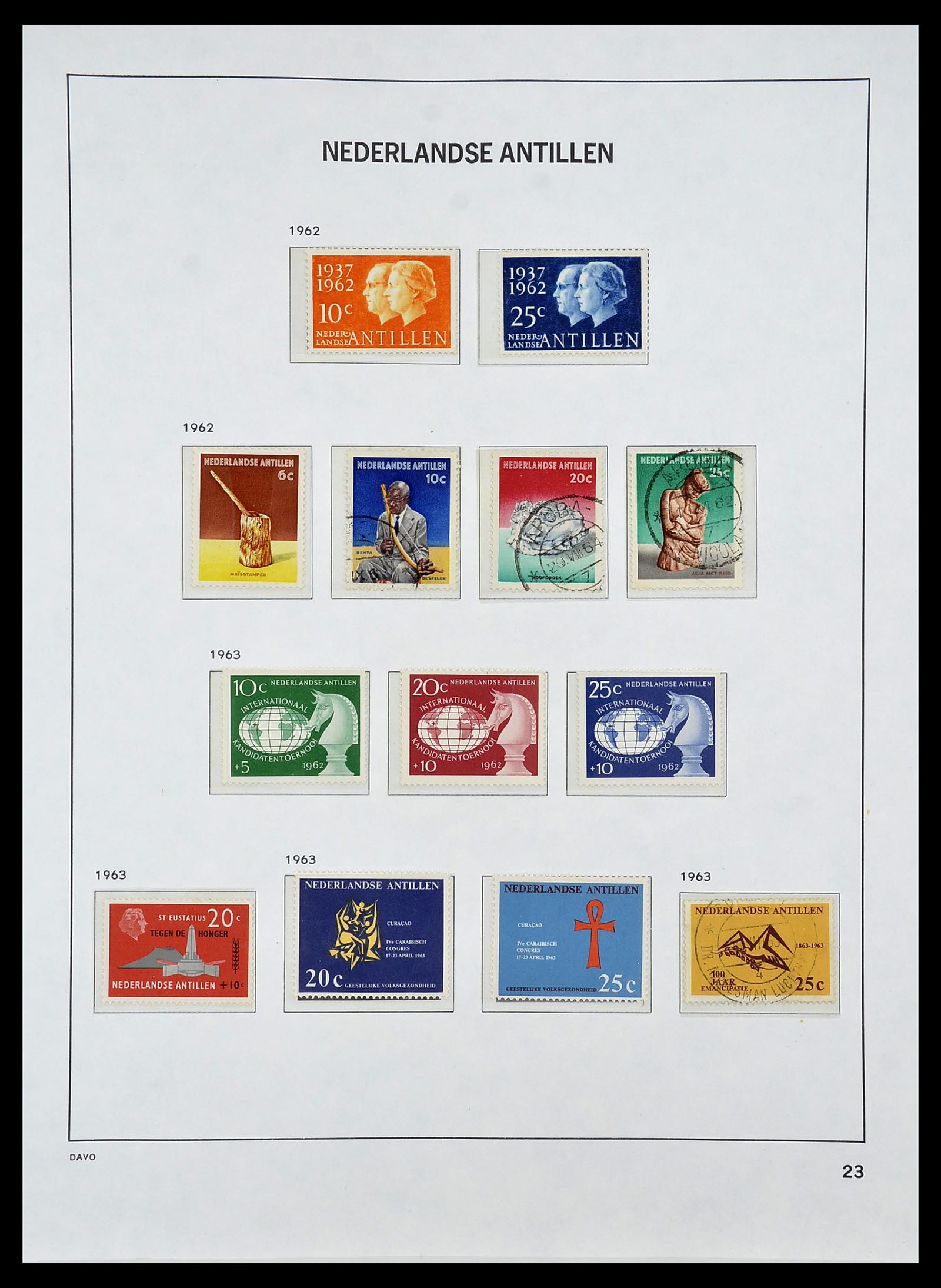 34284 061 - Postzegelverzameling 34284 Nederlandse Gebieden 1864-1985.