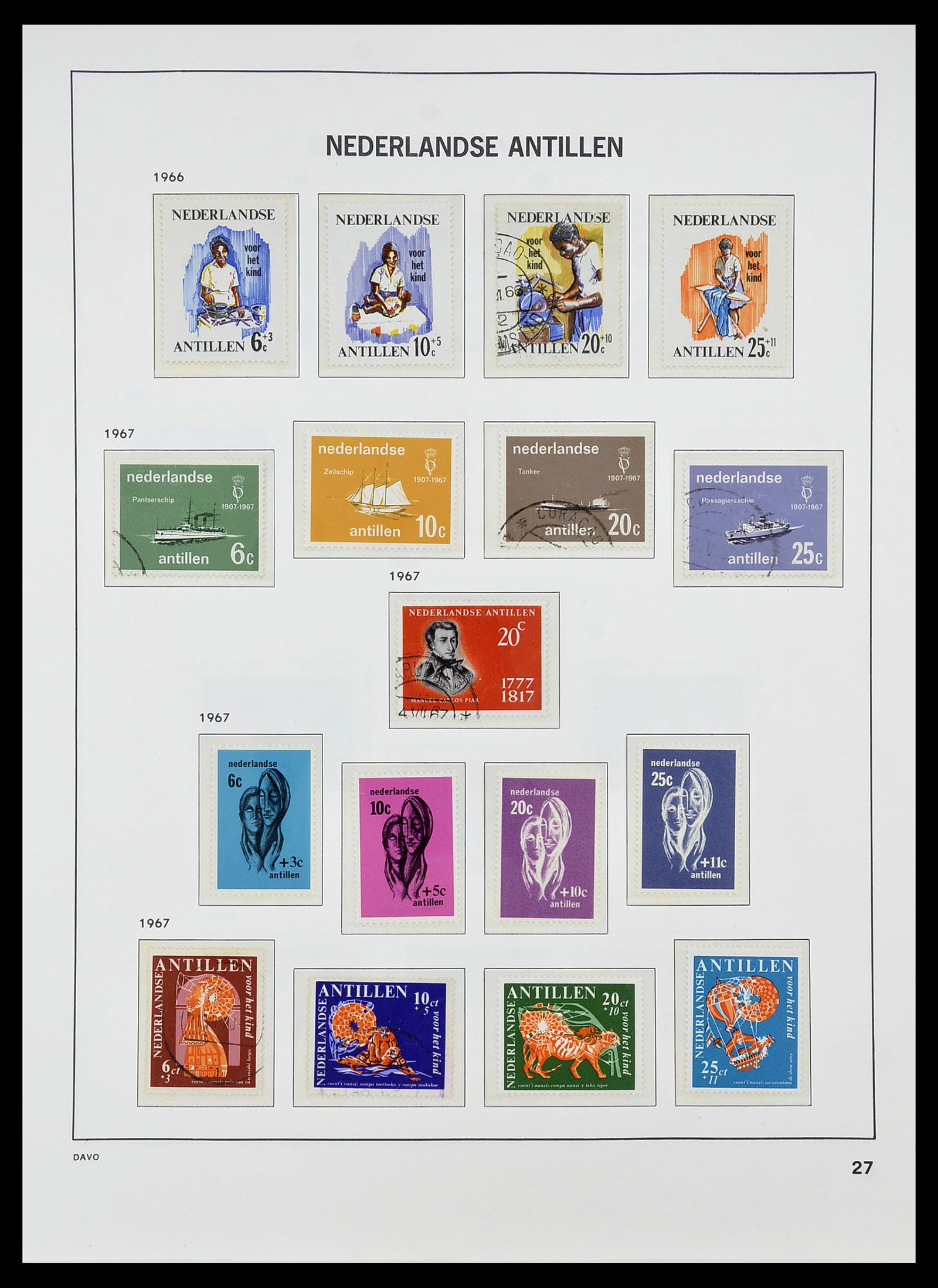 34284 066 - Postzegelverzameling 34284 Nederlandse Gebieden 1864-1985.
