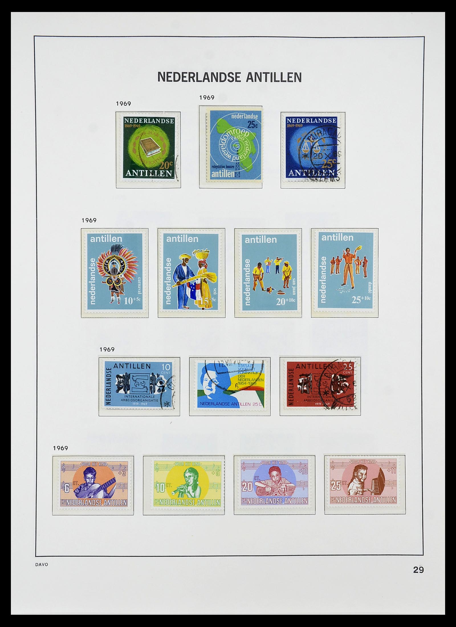 34284 068 - Postzegelverzameling 34284 Nederlandse Gebieden 1864-1985.