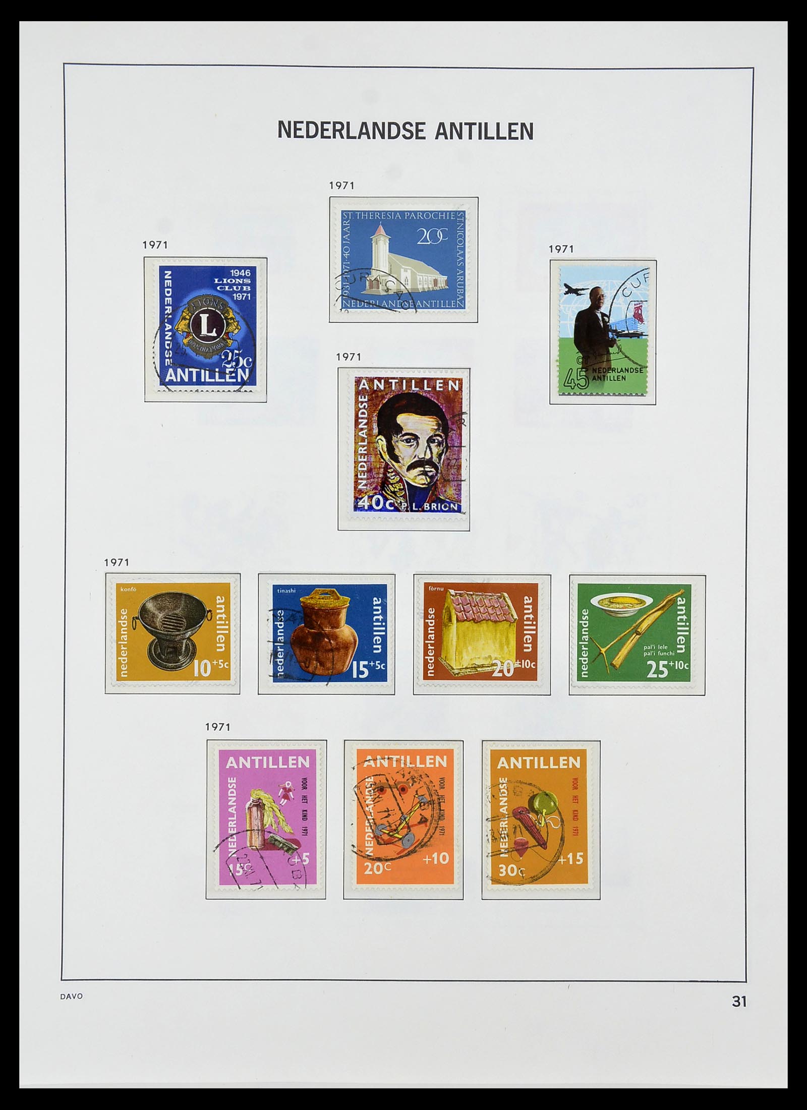 34284 070 - Postzegelverzameling 34284 Nederlandse Gebieden 1864-1985.