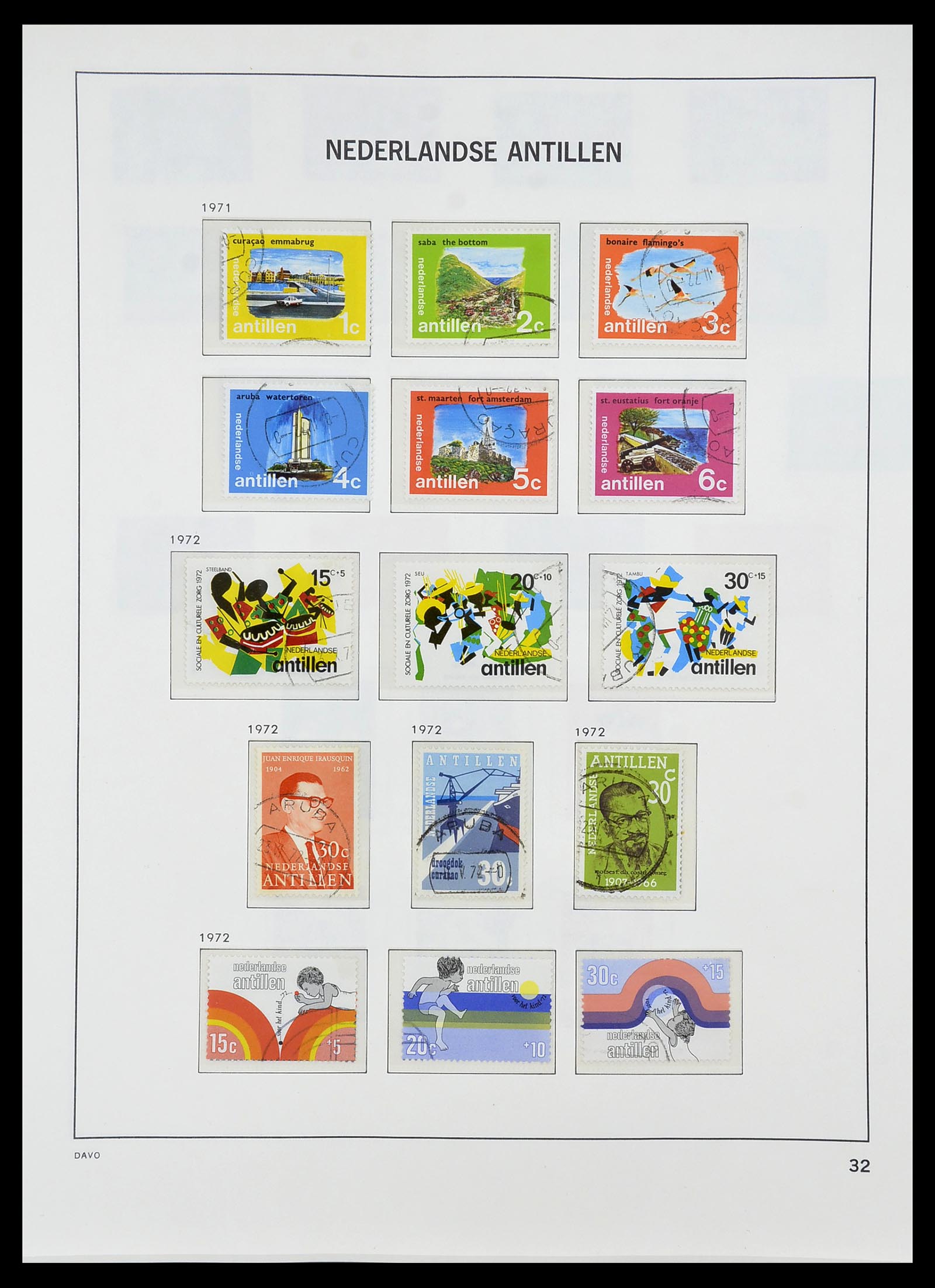 34284 071 - Postzegelverzameling 34284 Nederlandse Gebieden 1864-1985.