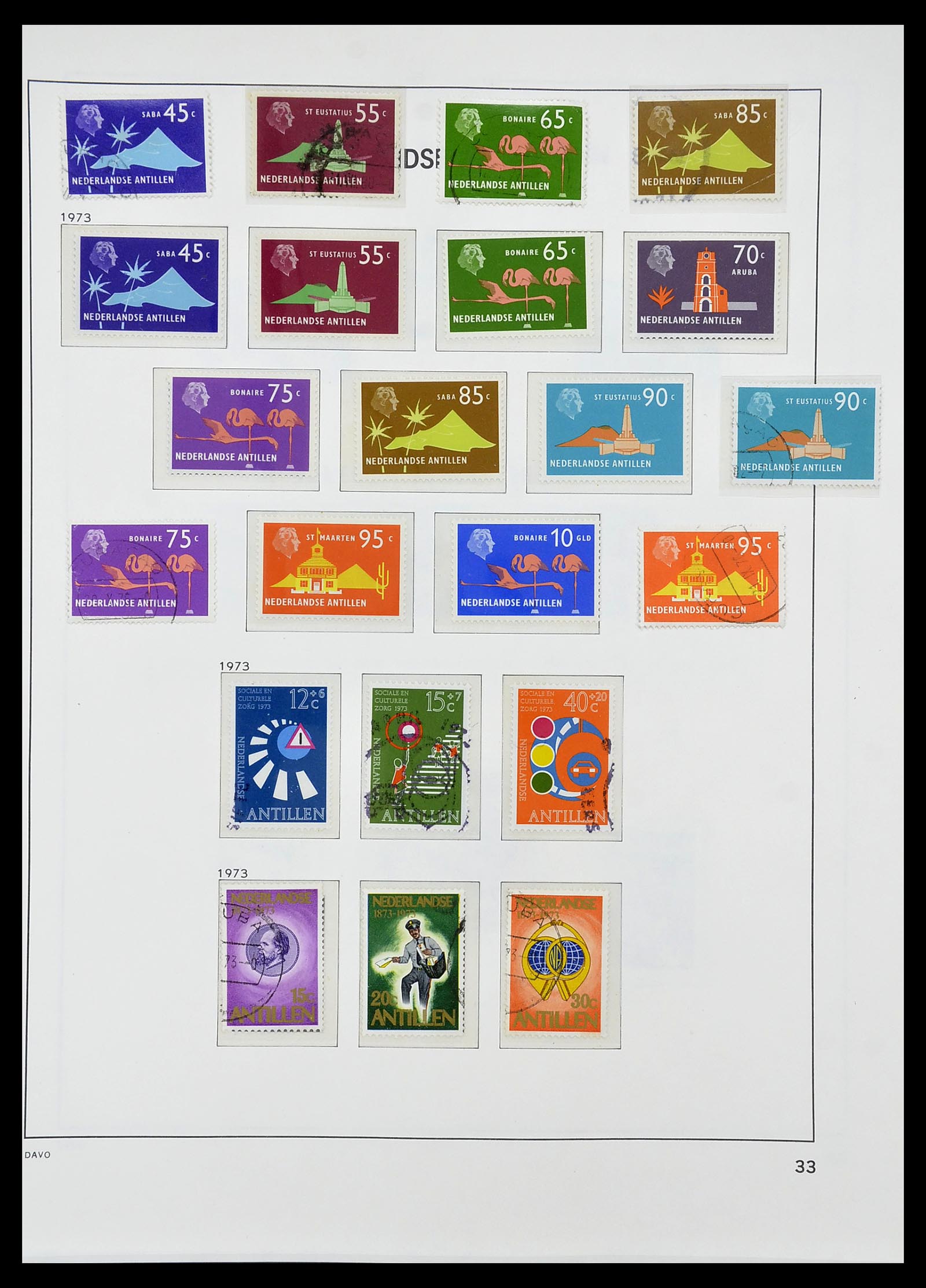 34284 072 - Postzegelverzameling 34284 Nederlandse Gebieden 1864-1985.