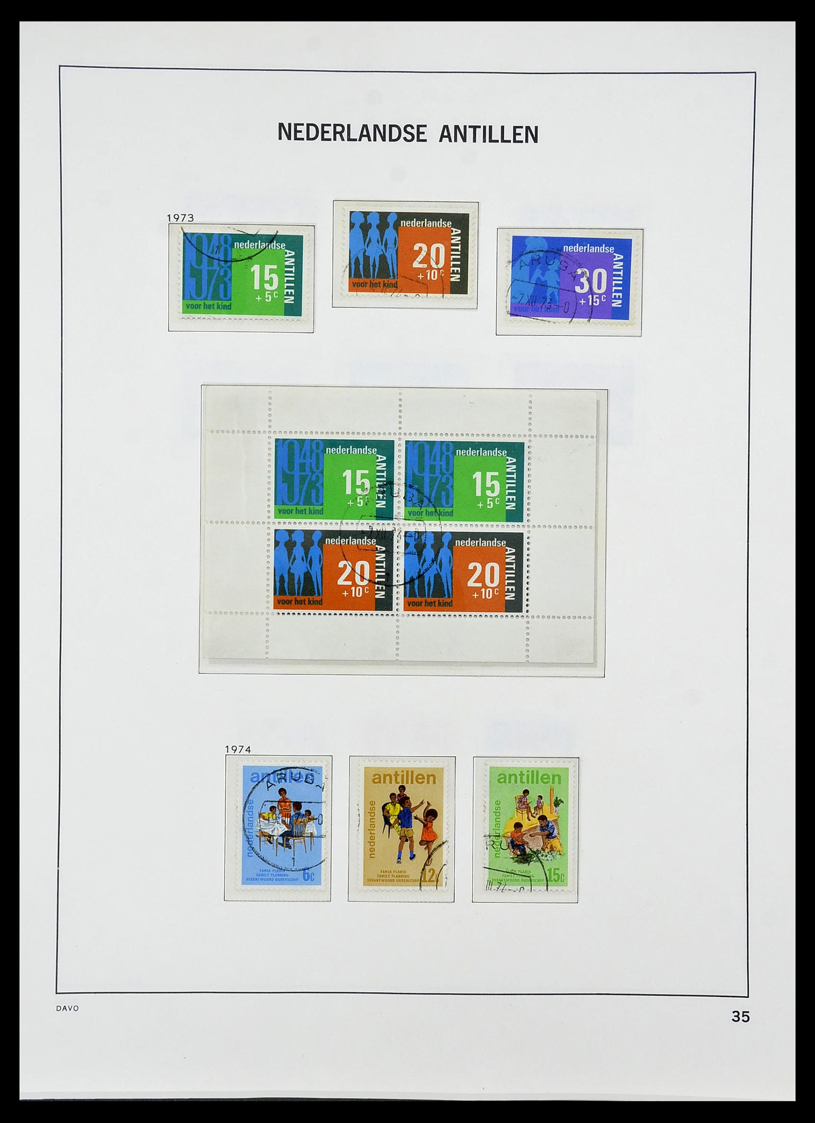 34284 074 - Postzegelverzameling 34284 Nederlandse Gebieden 1864-1985.