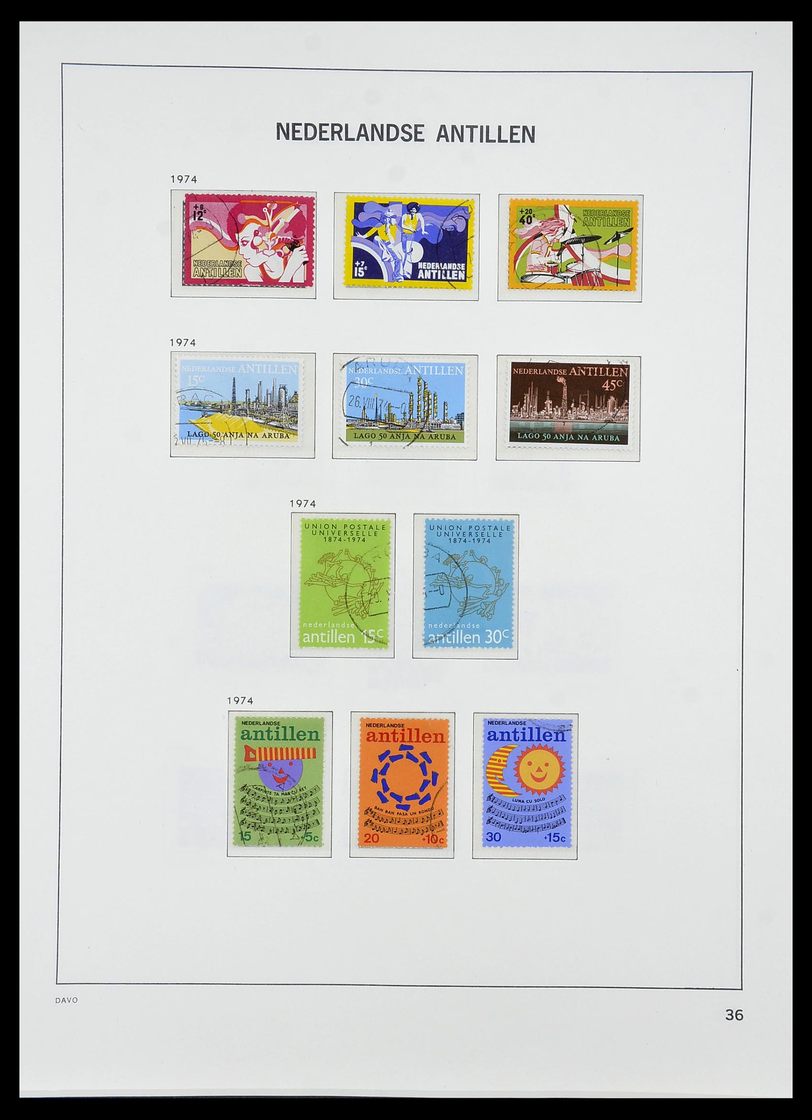 34284 075 - Postzegelverzameling 34284 Nederlandse Gebieden 1864-1985.