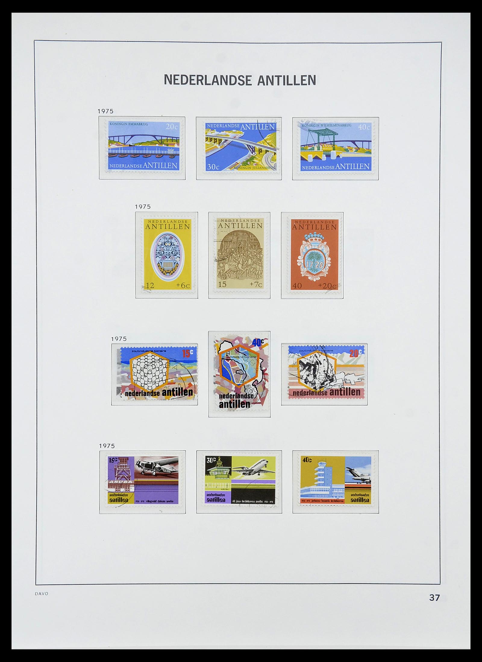 34284 076 - Postzegelverzameling 34284 Nederlandse Gebieden 1864-1985.