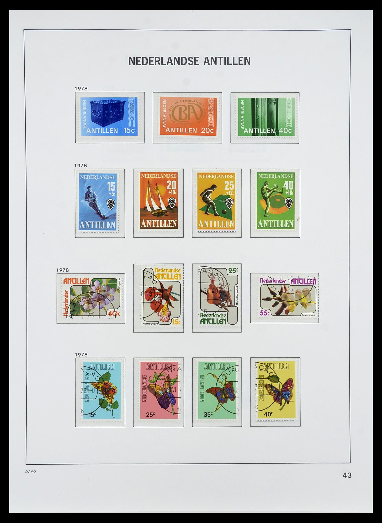 34284 083 - Postzegelverzameling 34284 Nederlandse Gebieden 1864-1985.