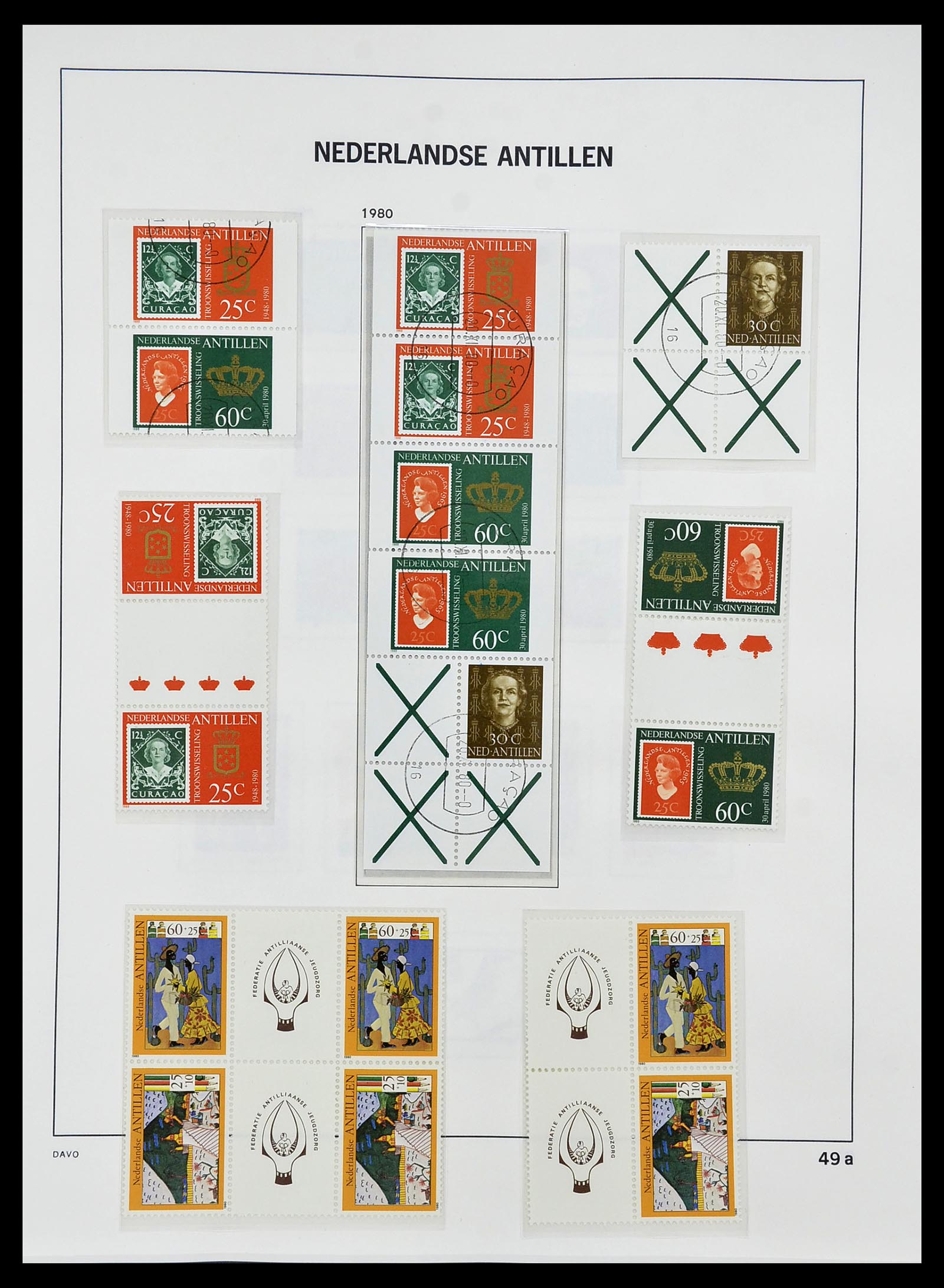 34284 095 - Postzegelverzameling 34284 Nederlandse Gebieden 1864-1985.