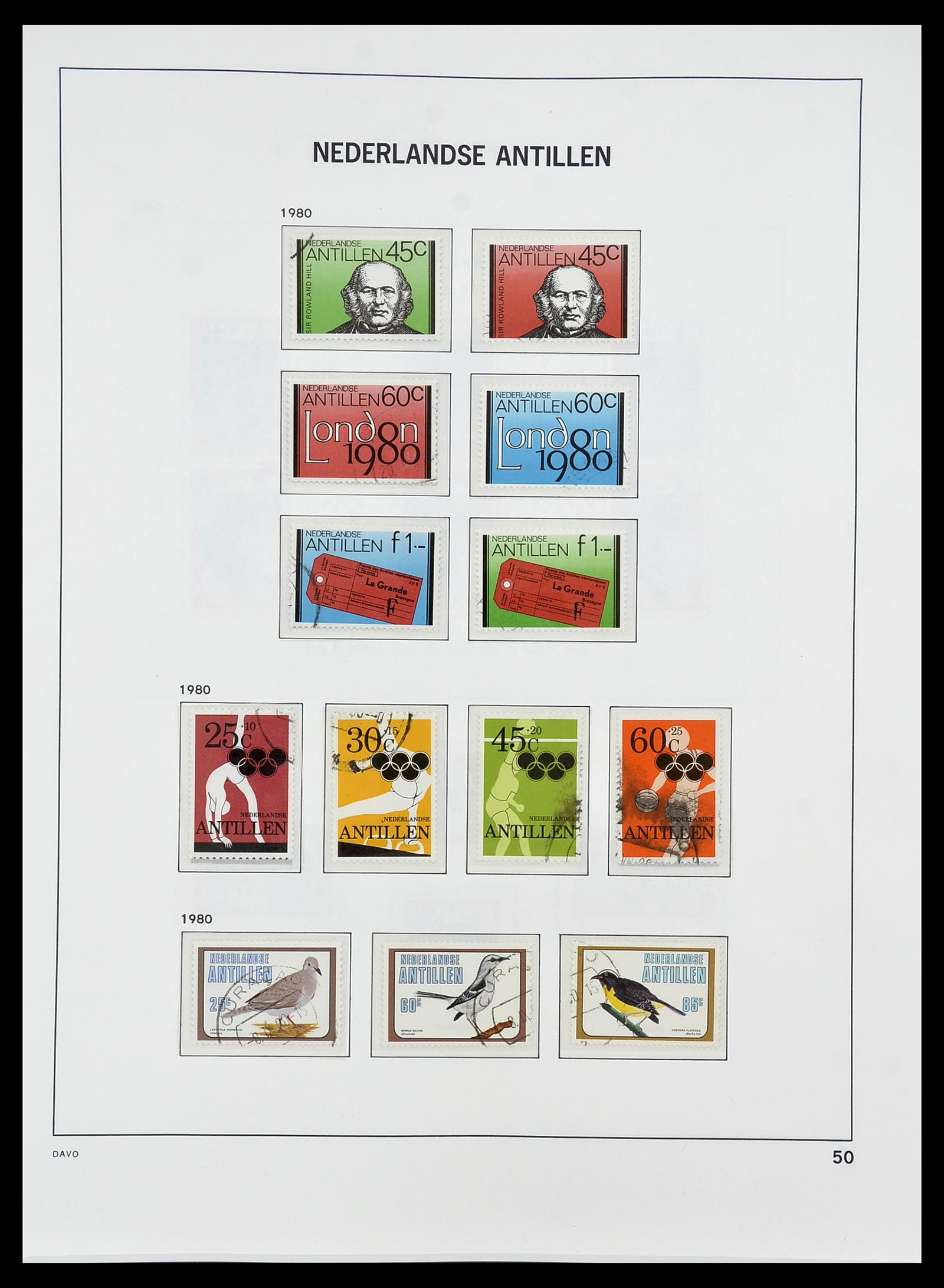 34284 096 - Postzegelverzameling 34284 Nederlandse Gebieden 1864-1985.