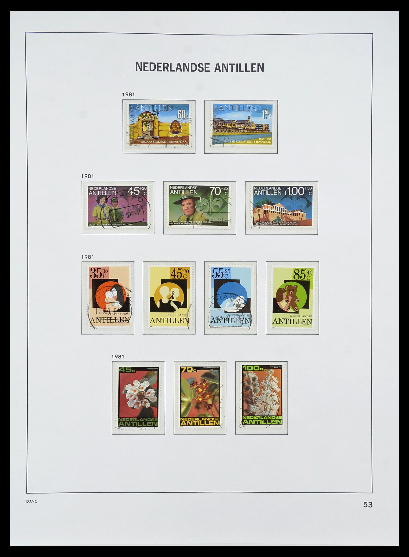 34284 099 - Postzegelverzameling 34284 Nederlandse Gebieden 1864-1985.