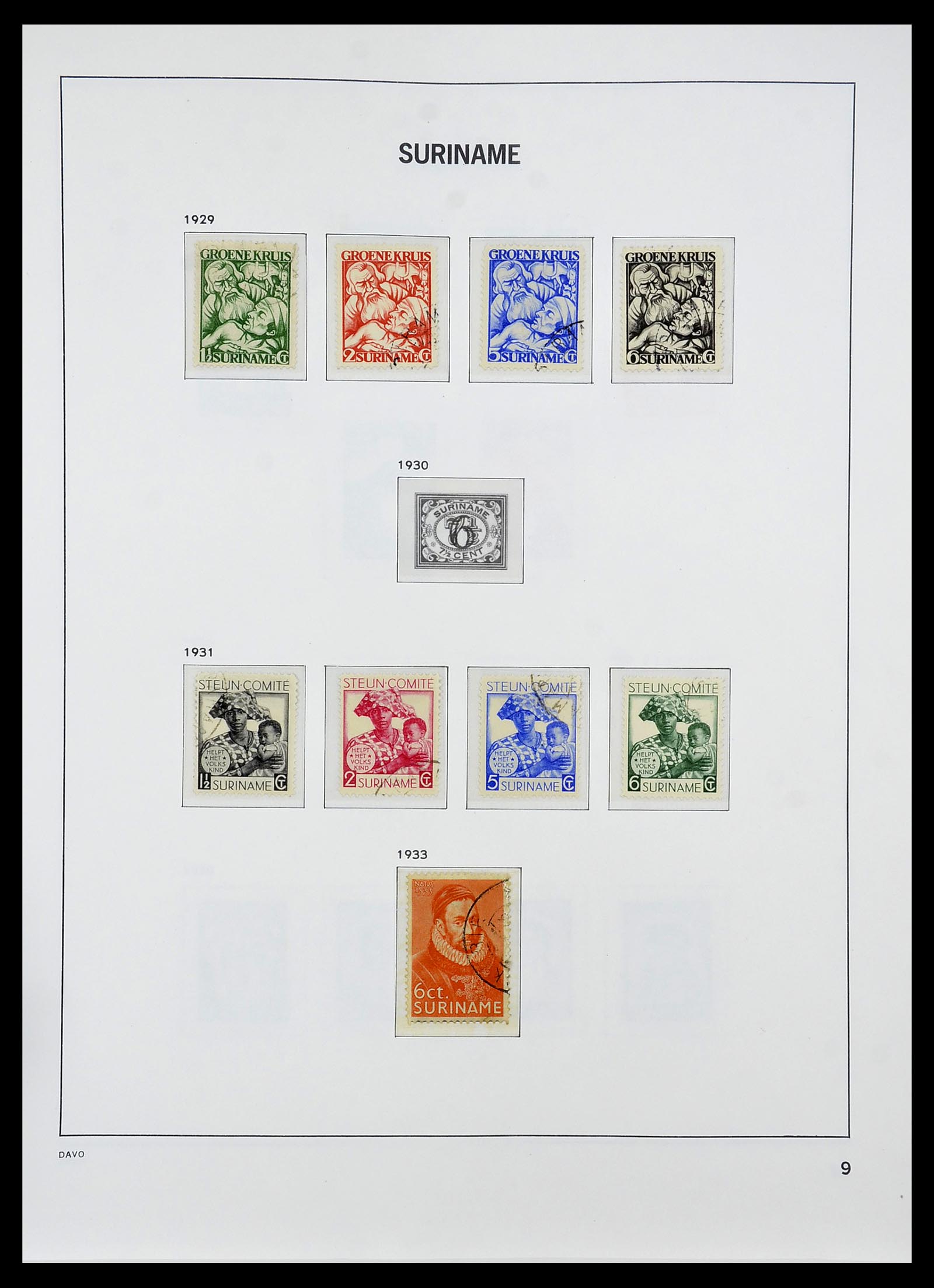 34284 143 - Stamp collection 34284 Dutch territories 1864-1985.