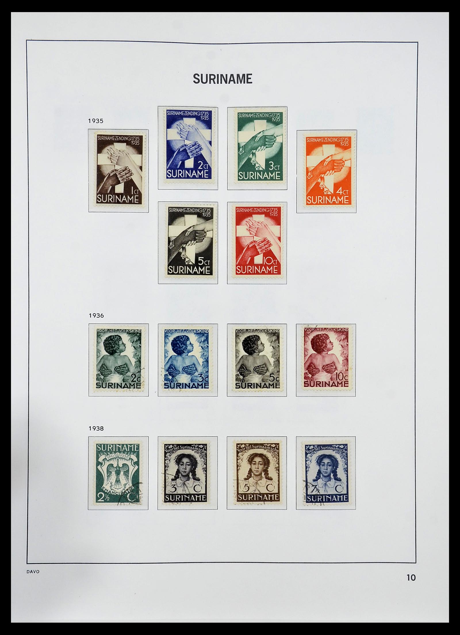 34284 144 - Stamp collection 34284 Dutch territories 1864-1985.