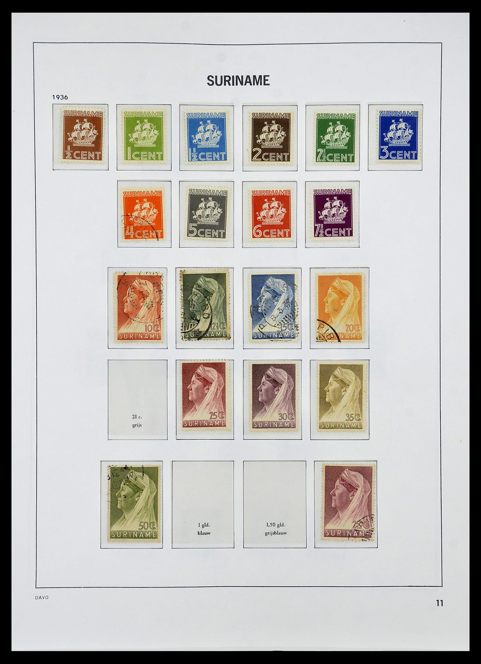 34284 145 - Stamp collection 34284 Dutch territories 1864-1985.