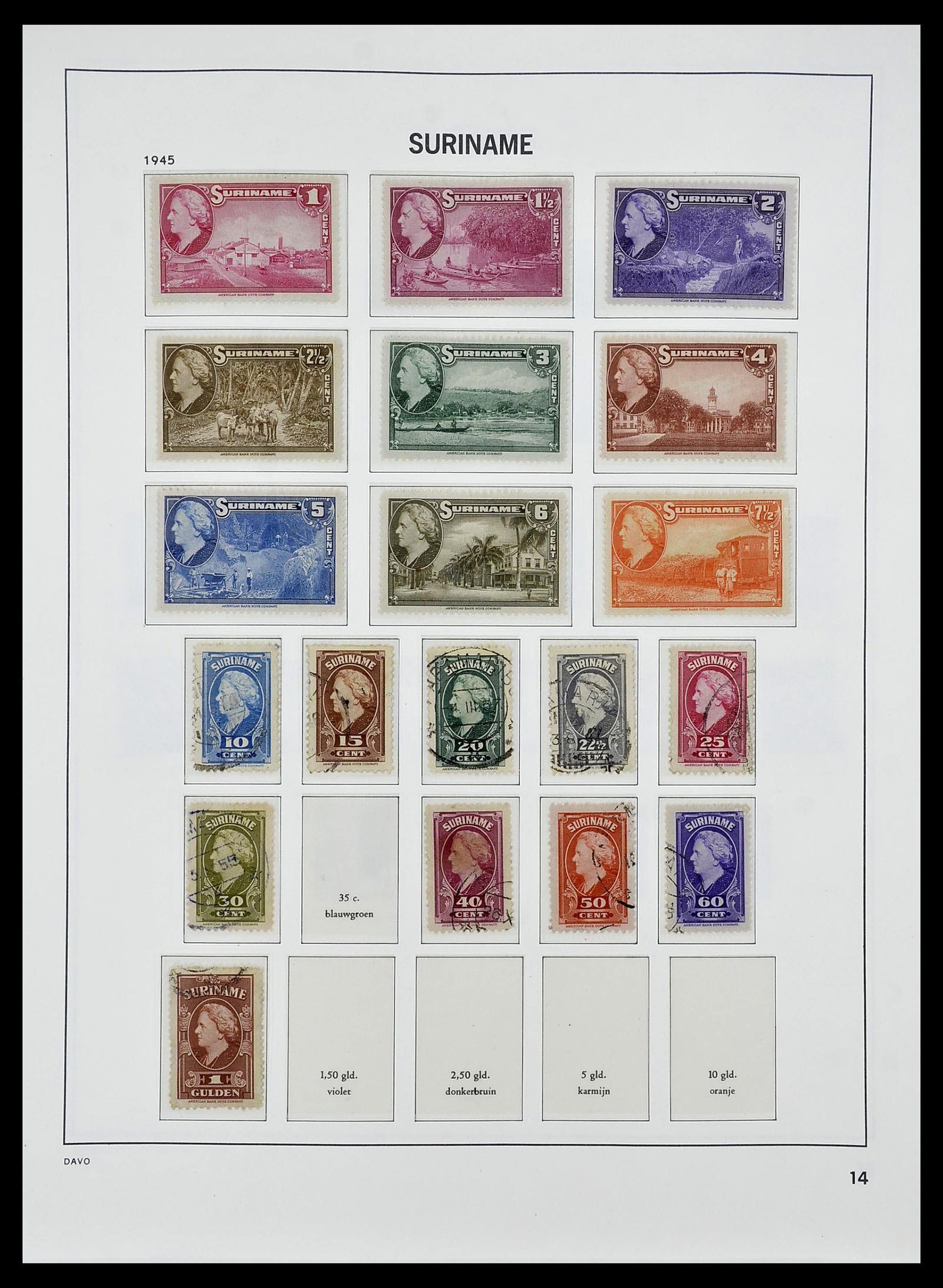 34284 148 - Stamp collection 34284 Dutch territories 1864-1985.