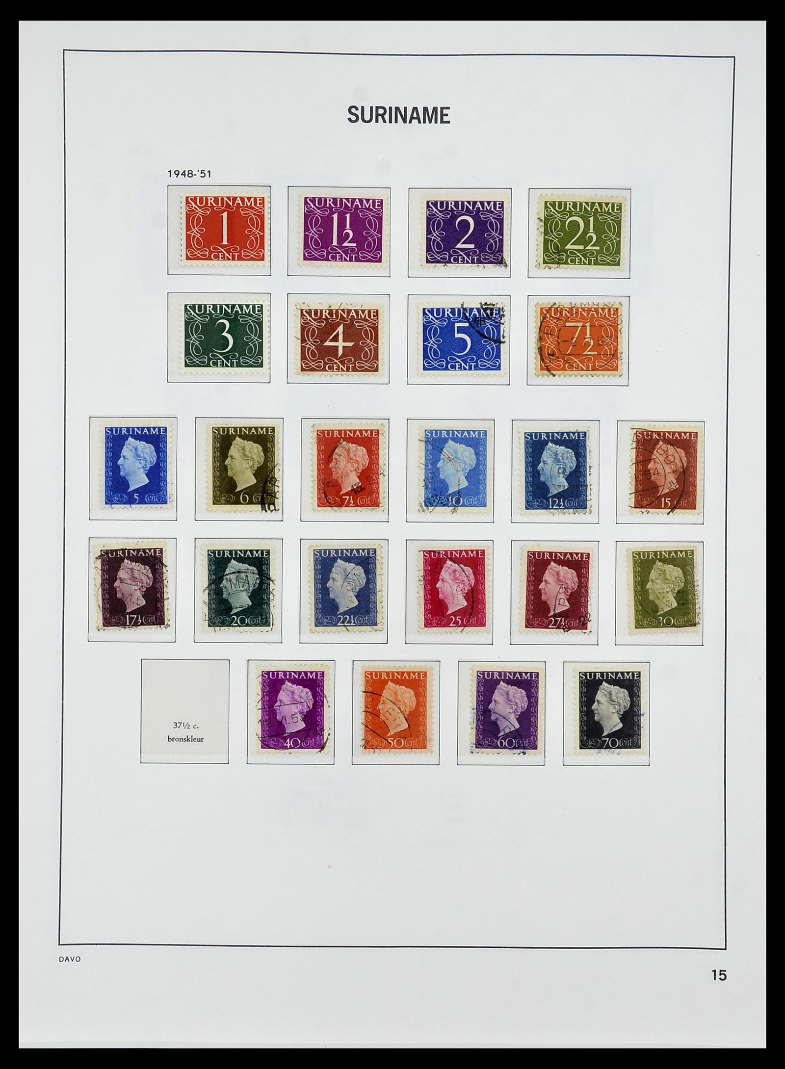 34284 149 - Stamp collection 34284 Dutch territories 1864-1985.