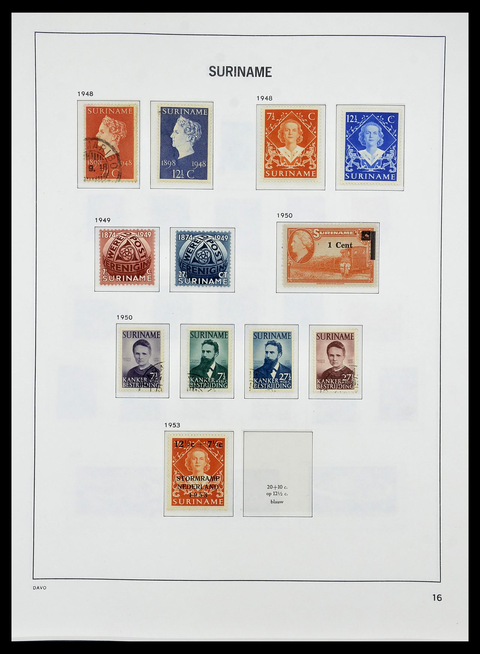 34284 150 - Stamp collection 34284 Dutch territories 1864-1985.