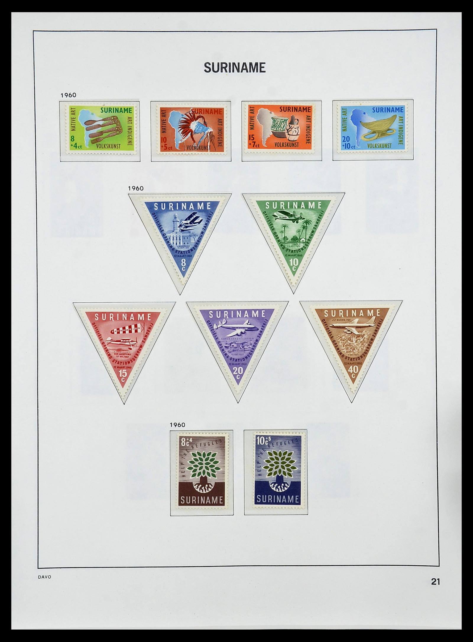 34284 155 - Stamp collection 34284 Dutch territories 1864-1985.