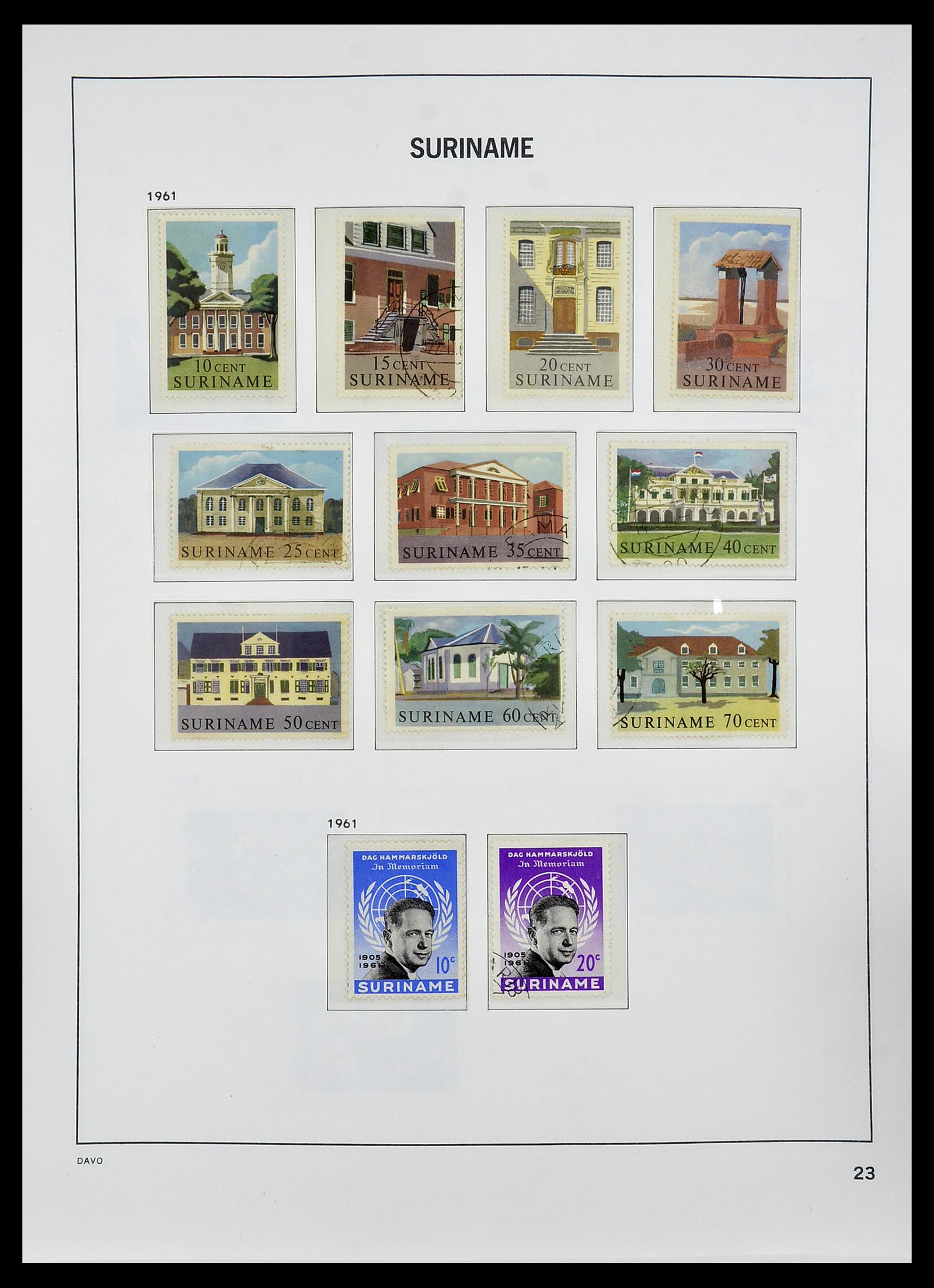 34284 157 - Stamp collection 34284 Dutch territories 1864-1985.