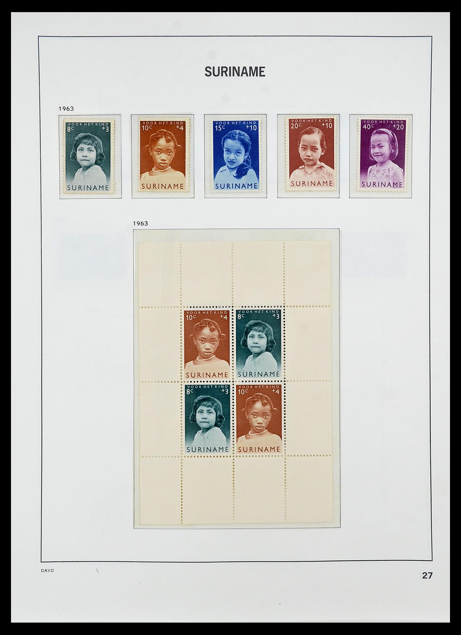 34284 161 - Postzegelverzameling 34284 Nederlandse Gebieden 1864-1985.