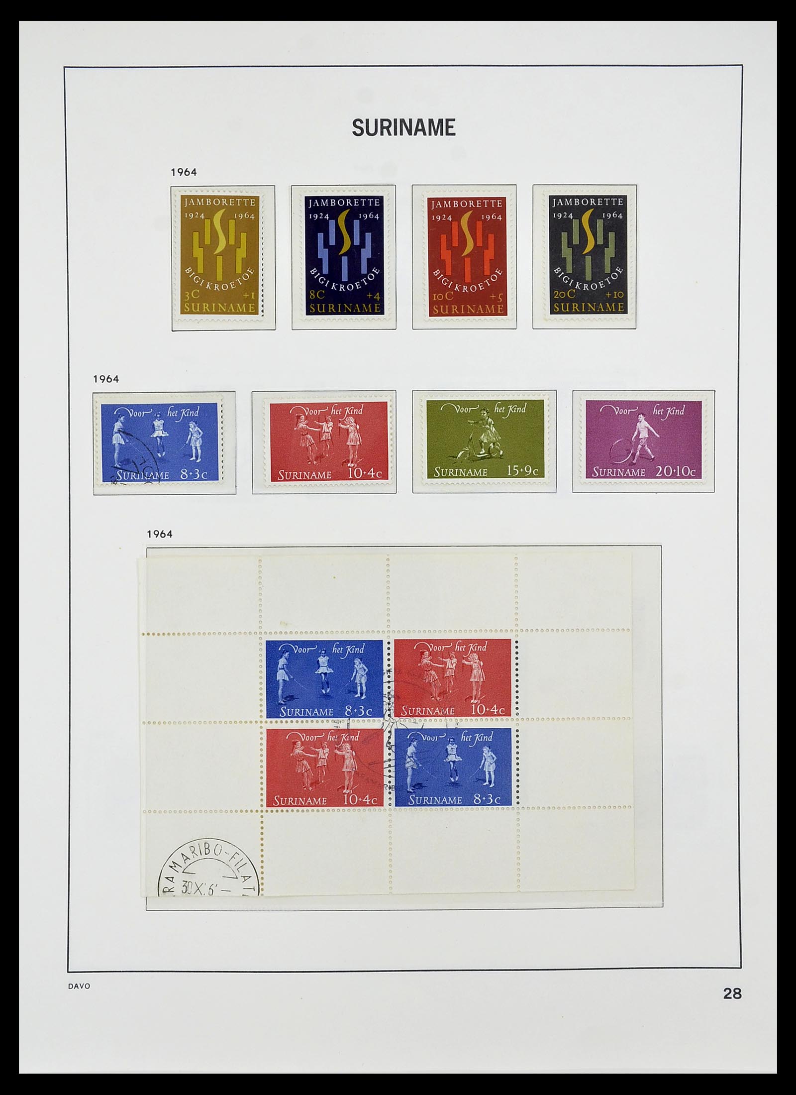 34284 162 - Postzegelverzameling 34284 Nederlandse Gebieden 1864-1985.
