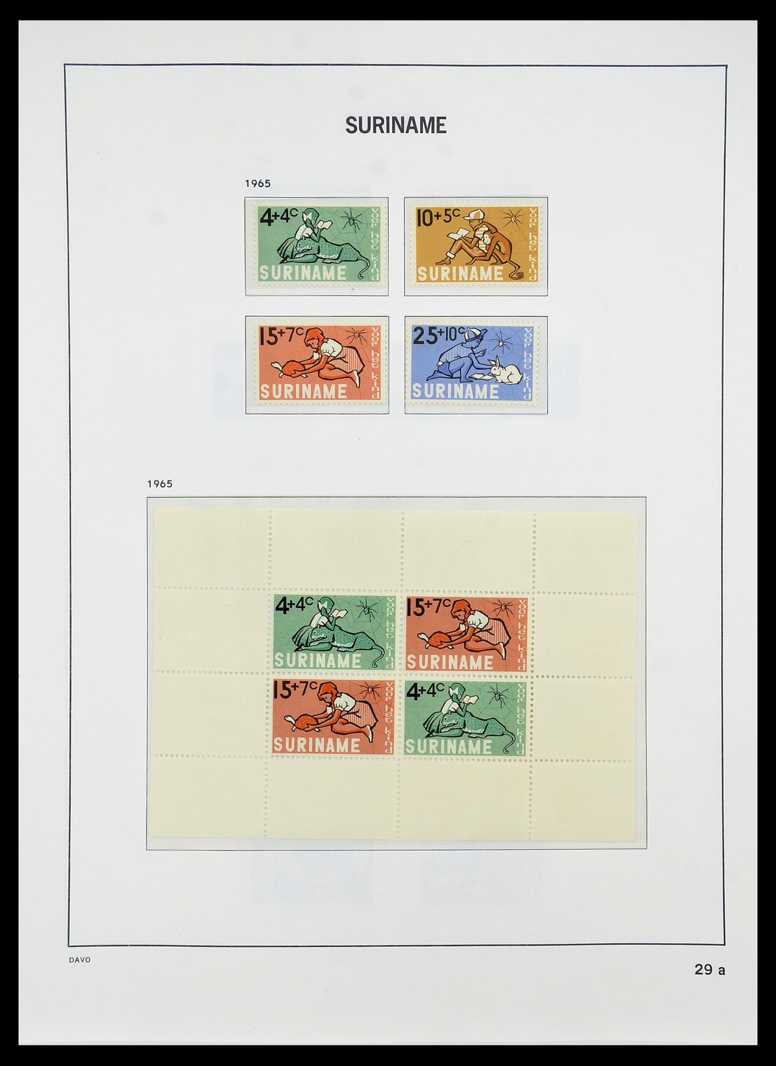 34284 164 - Stamp collection 34284 Dutch territories 1864-1985.
