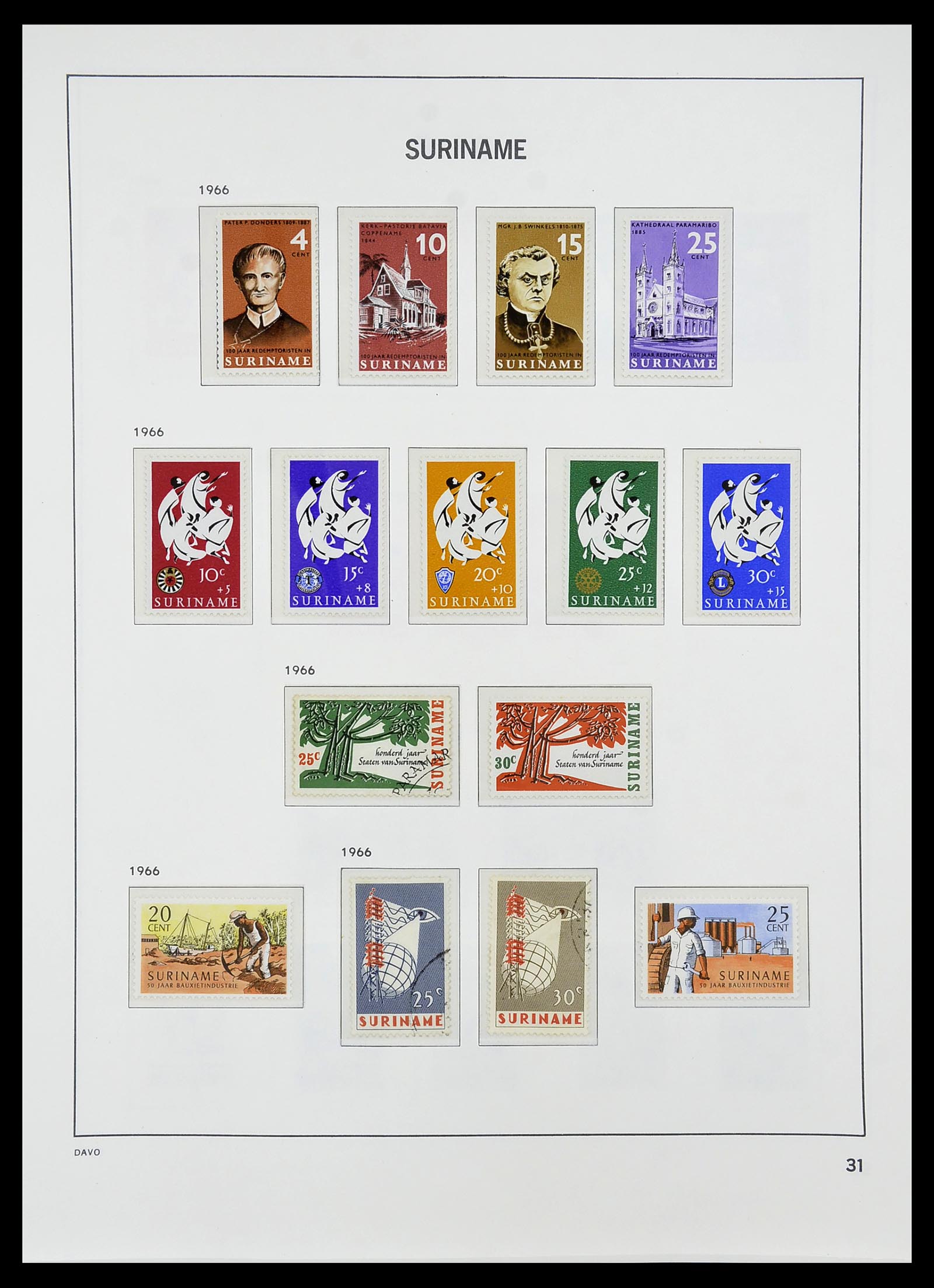 34284 166 - Stamp collection 34284 Dutch territories 1864-1985.