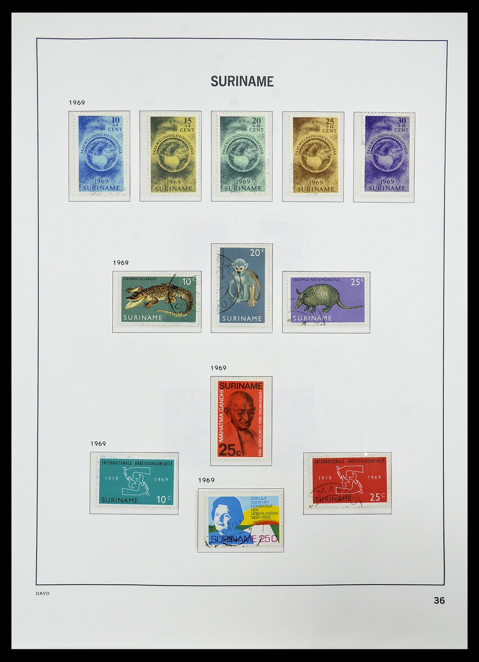 34284 171 - Stamp collection 34284 Dutch territories 1864-1985.