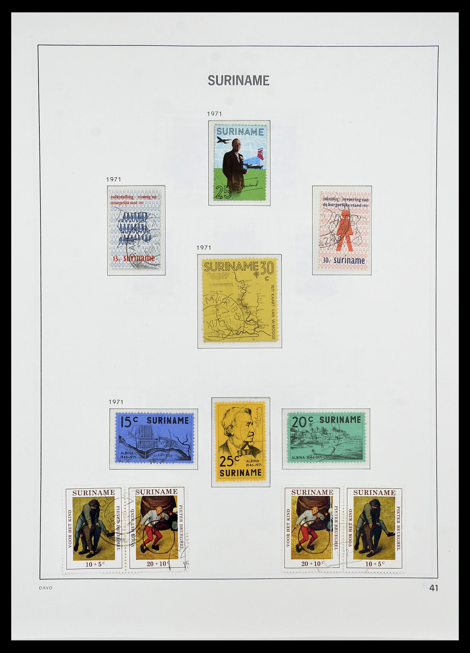 34284 176 - Stamp collection 34284 Dutch territories 1864-1985.