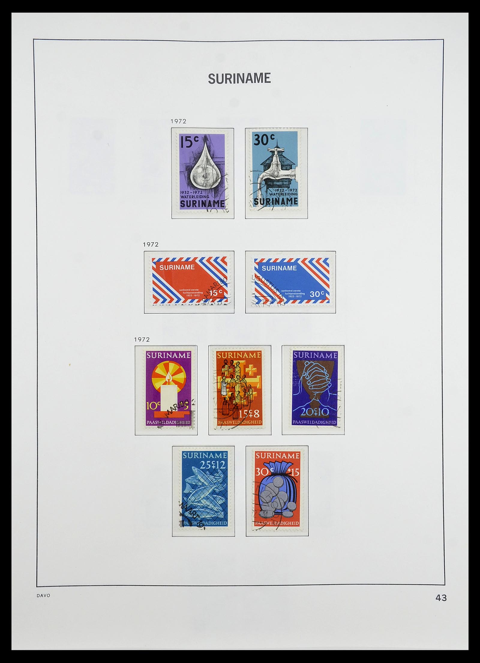 34284 178 - Stamp collection 34284 Dutch territories 1864-1985.